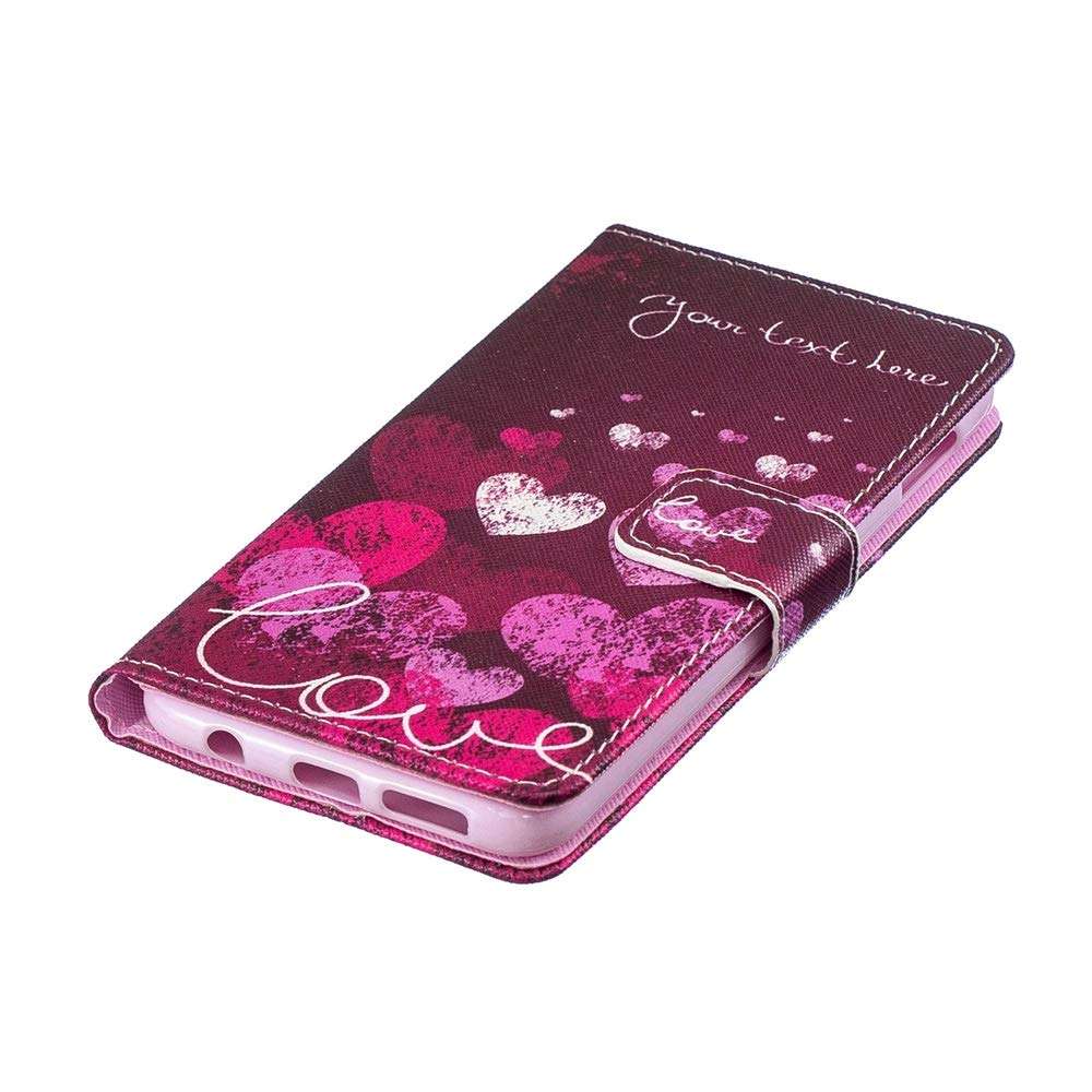 DINGXUEMEI XUEMEI CASE Cell Phone Cases & Covers Letter and Heart Pattern Horizontal Flip Leather Case for Galaxy S10e, with Holder & Card Slots & Wallet 3