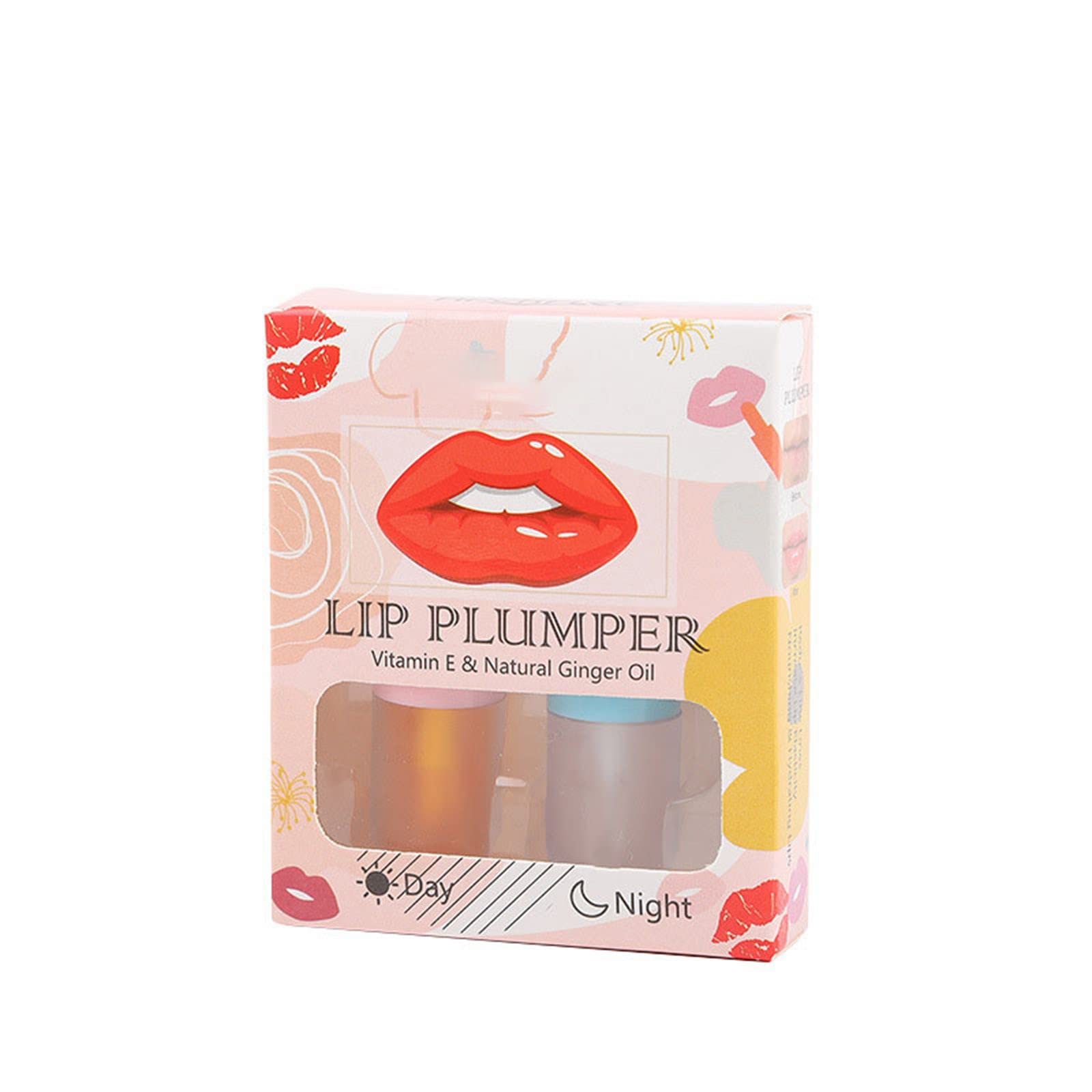 VEFSU Lip Plumper Lip Plumper Set by Natural Lip Plumper and Lip Care Lip Enhancer for Fuller Lip Beautiful Fuller Hydrating Reduce Fine Lines 11ml Lipstick Eraser (A, One Size) 6