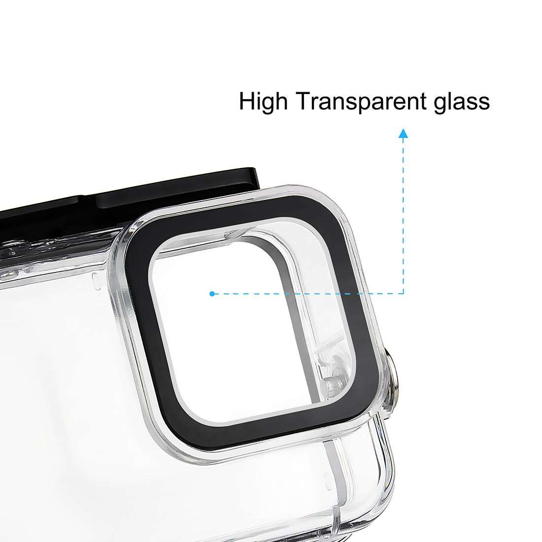 SOONSUN Waterproof Housing Case Filter Kit for GoPro Hero 8 Black, 60m Underwater Diving Protective Housing Shell with 3 Pack Filters for GoPro HERO8 Black Camera 4