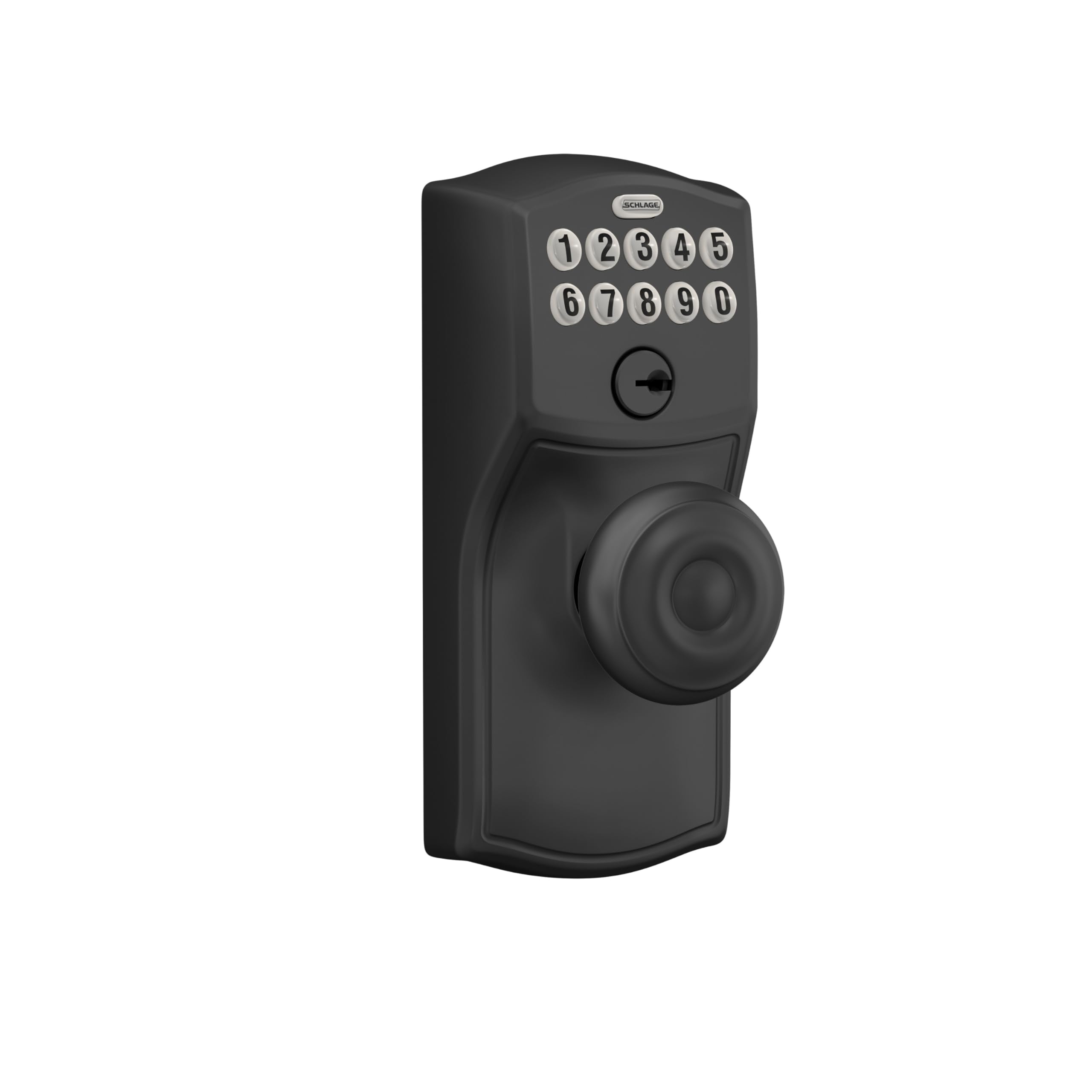 SCHLAGE FE595 CAM 622 GEO Keypad Entry with Flex Electronic Lock, Matte Black 2