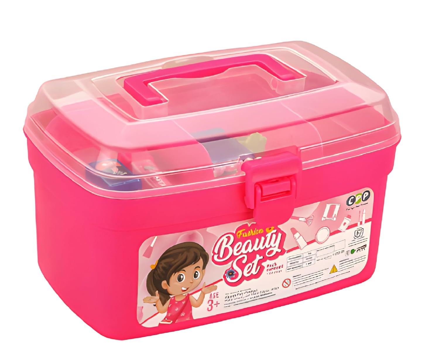 YUIOP - Premium Fashion Beauty Makeup Toy Set - Many Tools in 1 - Age 3+ Years - Perfect for Kids (Premium Box (20 Units))