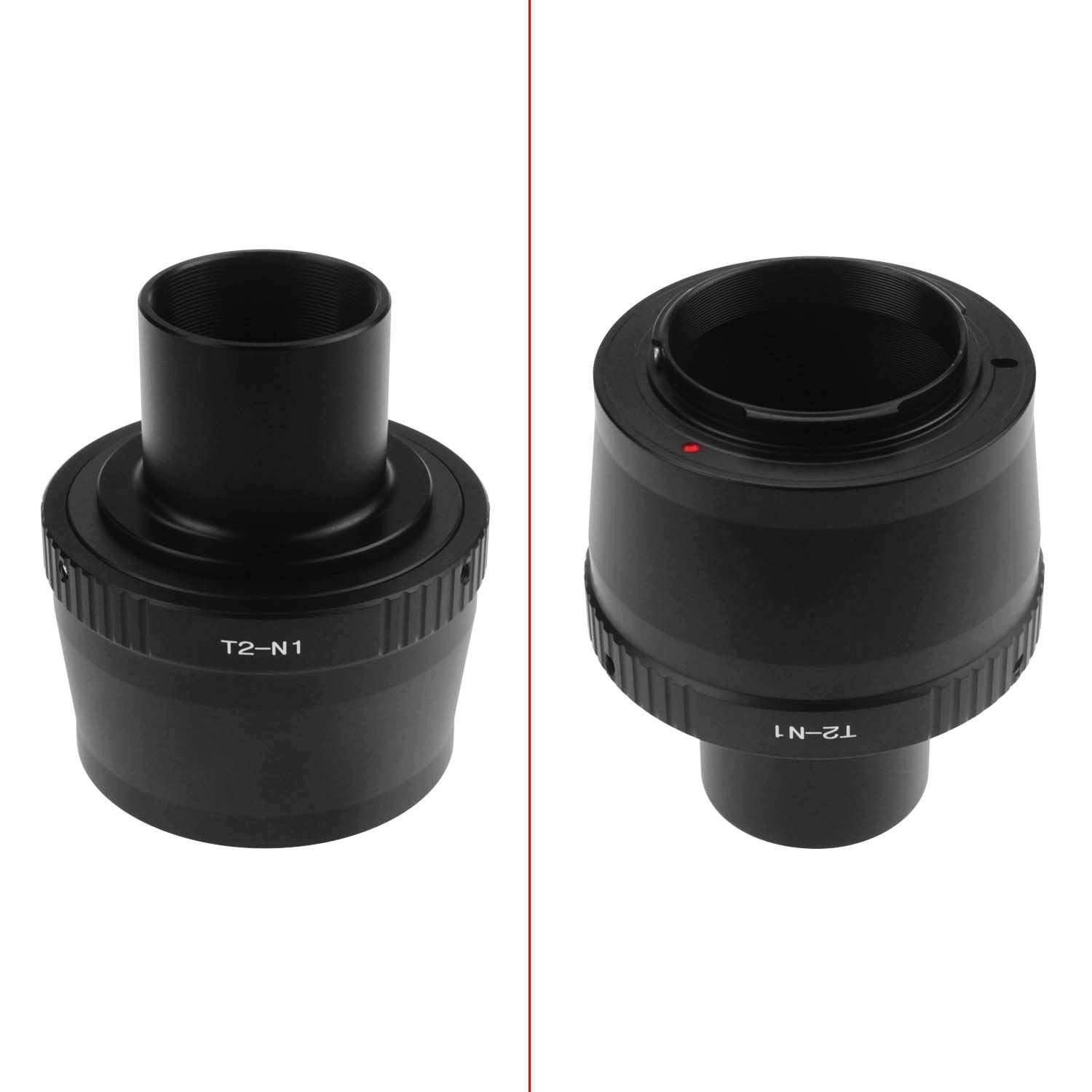 Astromania T2 N1 T Mount Lens Adapter and M42 to 1.25" Telescope Adapter (T-Mount) for Nikon 1 Series Camera V1 V2 V3 J1 J2 J3 J4 J5 6