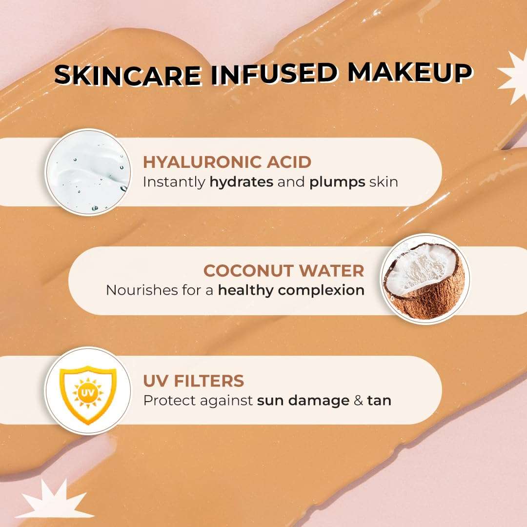 Moody Derma Soothe Moisture Magnet Tinted CC Cream with SPF 30 - (Medium Shade) | Acts as a Primer, Moisturizer, Skin Tint & Sunscreen | Light Make-Up Glow | For All Skin Types, 30ml 5