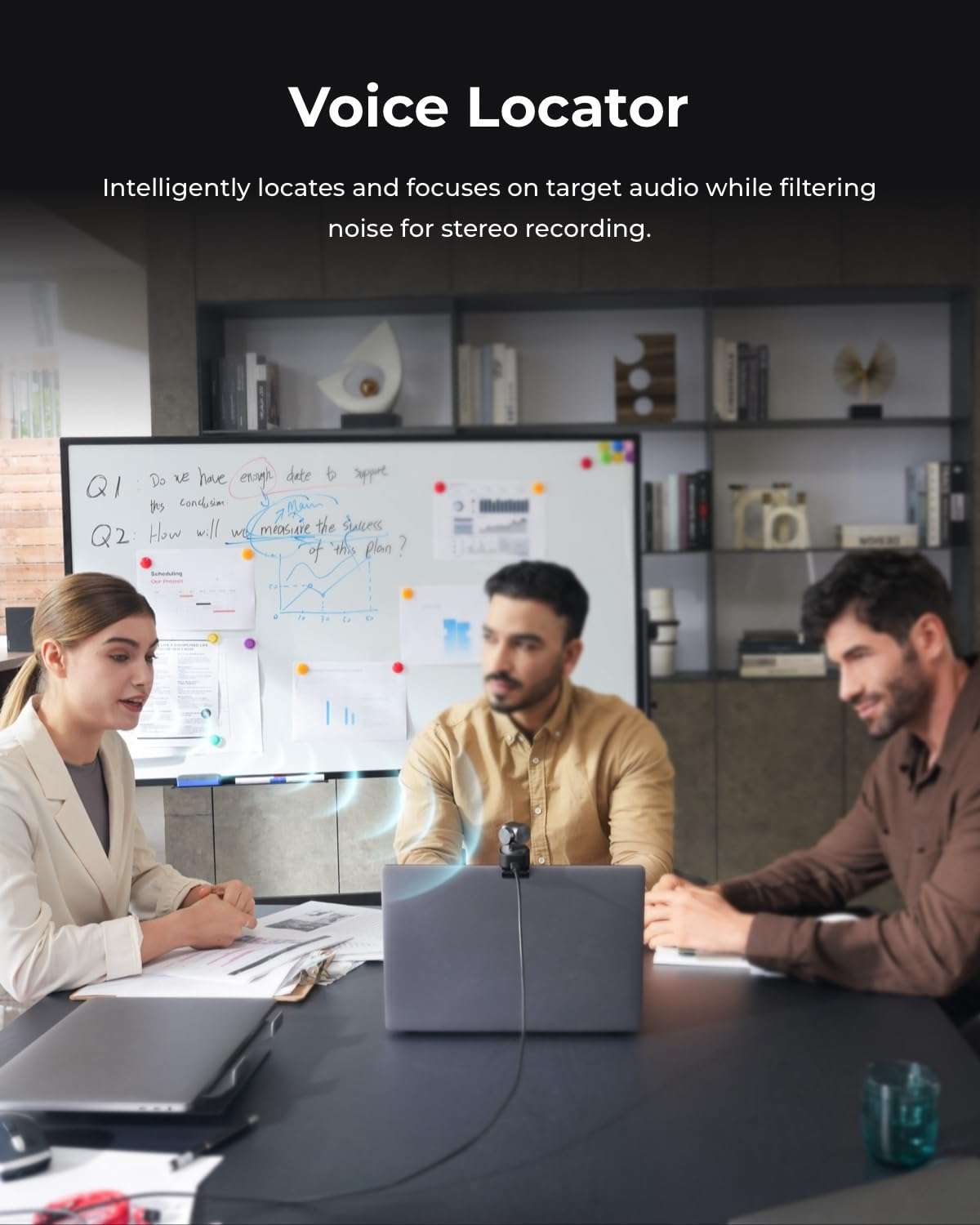 OBSBOT Tiny 3 AI-Powered Spatial Audio 4K Webcam, AI Tracking PTZ Camera with 1/1.28" Sensor, Tri-Mic, Voice & Gesture Control, 120FPS, HDR, Web Cam for PC, Laptop, Streaming, Meeting, Switch 2, etc. 6