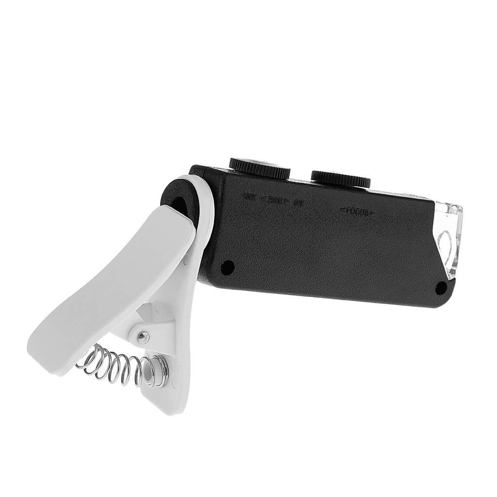 Big Shoppe Store Generic 60-100X Universal Pocket LED Cellphone Microscope Magnifying Glass Magnifier 5