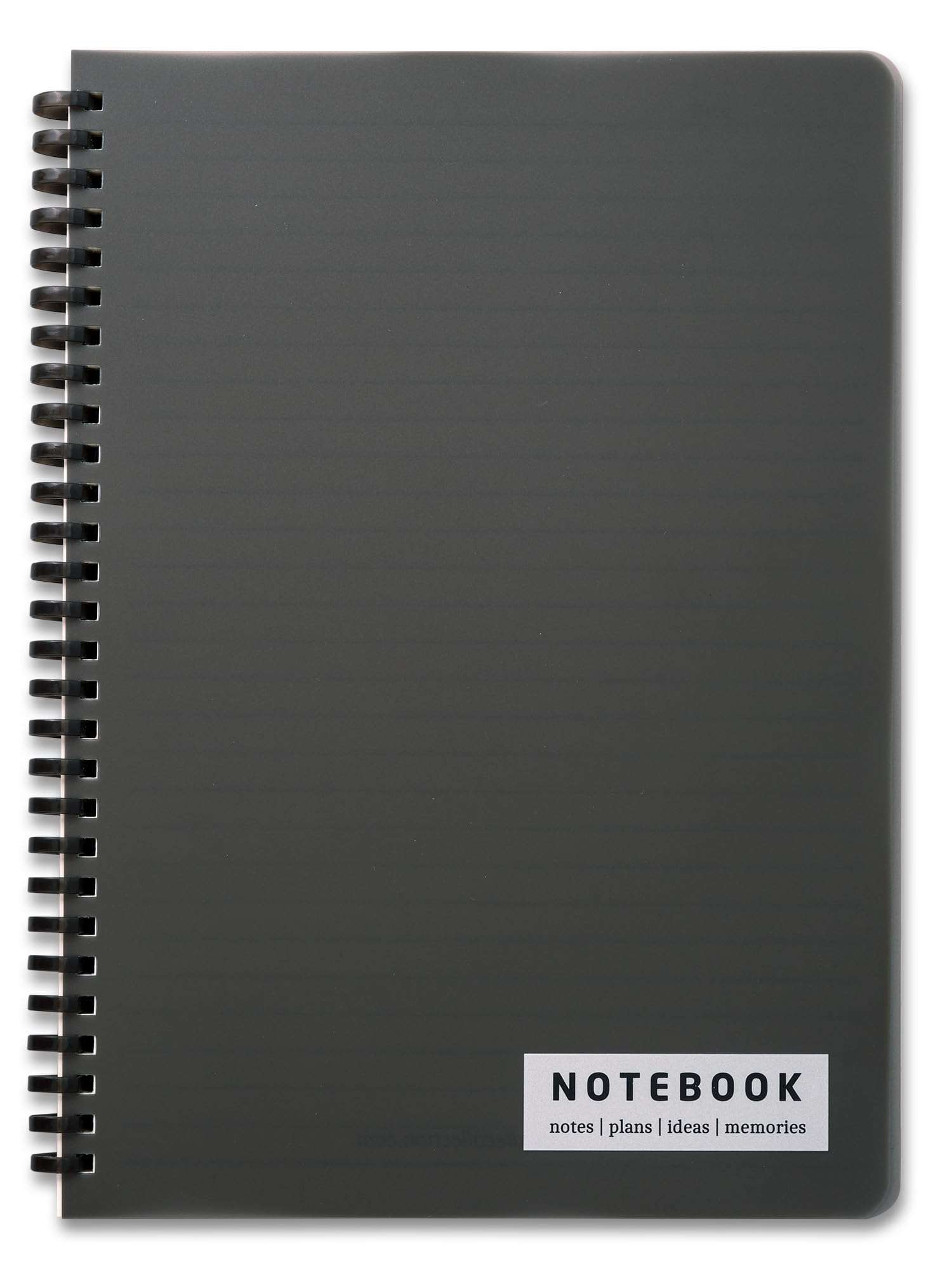 DOODLE B5 Ruled Spiral Notebook | 160 Pages, 80 GSM | Soft Wiro Binding for Smooth Writing | Ideal for School, College & Office | Black 1