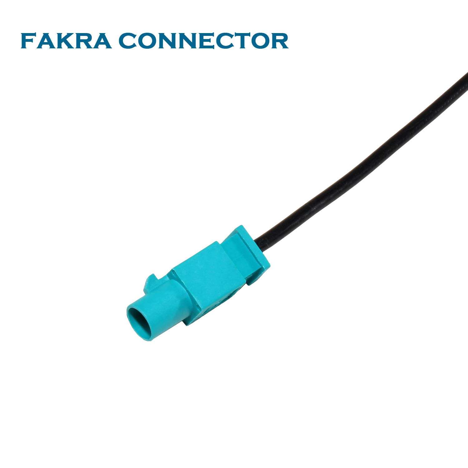 Anina Connect Factory Satellite Radio Antenna to Aftermarket Satellite Radio Tuner Adapter Cable Wire Harness For 2007-2022 Jeep Wrangler JK/Dodge/Chrysler Satellite Radio Antenna Adapter FAKRA to SMB 4