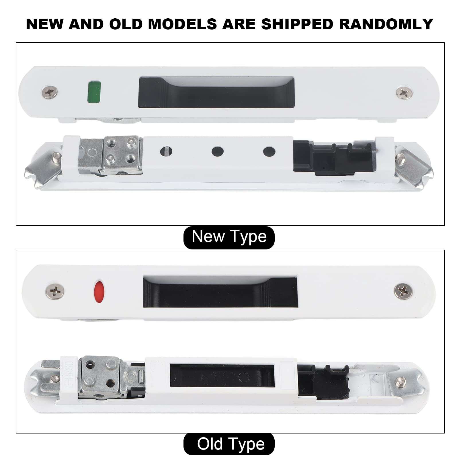 Sliding Door Lock, Household Stainless Steel Sliding Glass Door Window Single Lock Catch Hardware Fittings 6