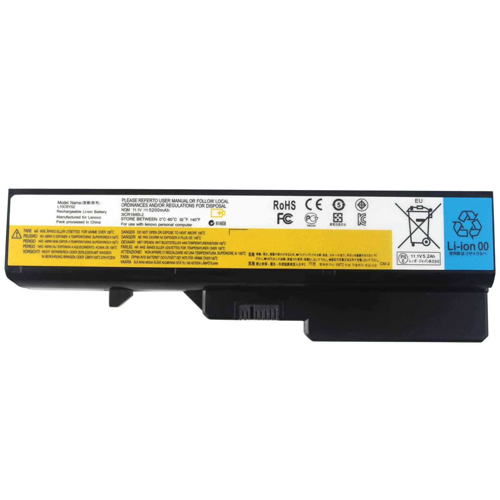 Rockety L09L6Y02 Lenovo Battery Compatible Lenovo L09S6Y02 IdeaPad G560 G460 Z370 B570 B575 Z560 Z575 V470 G475 G565 Z465 L09M6Y02 L10C6Y02 B480 G560E Laptop Computer Batteries(Full 2600mAh Cell) 1