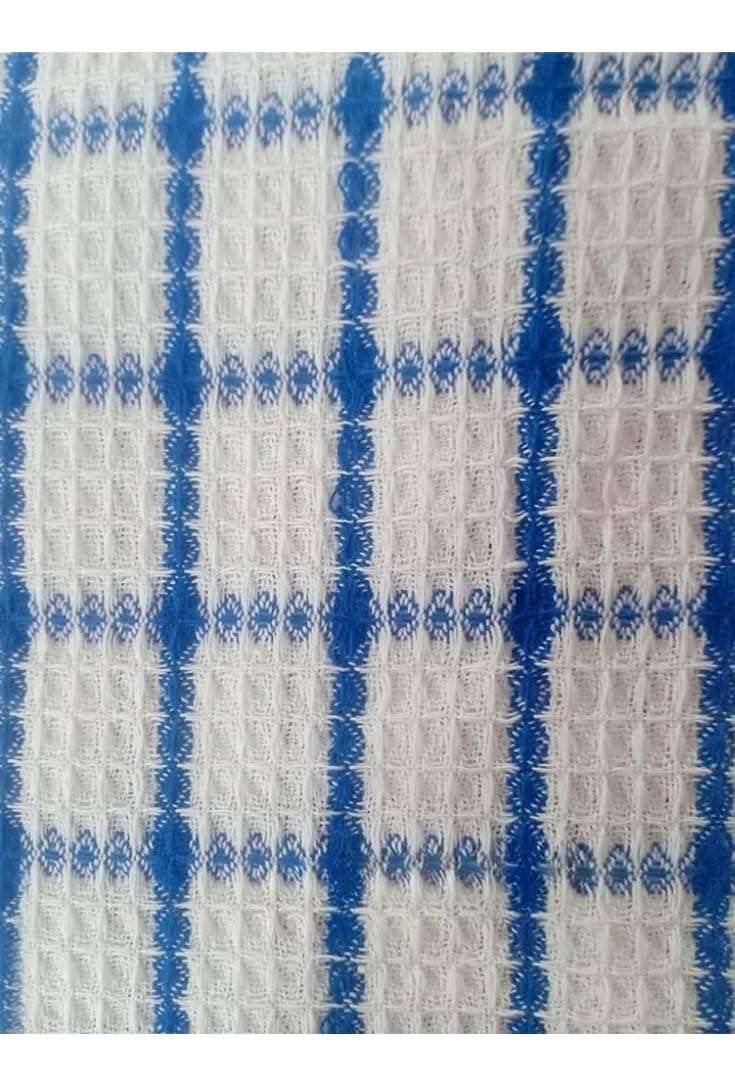 T TRENDY MART Amro Cotton Bath Towels, 75 x 150 cm, Set of 1 Blue and Red Check Pattern (Any Color) 5