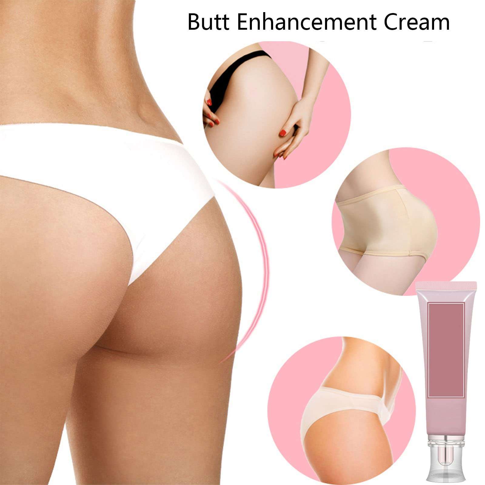 AMIVAI BootyBooty Shea Butter Massage Cream,B-Curves Bum Care Cream,Shea Butter Hip Massage Cream,Butt Enlarger Enhancement Cream (5-pcs) 6