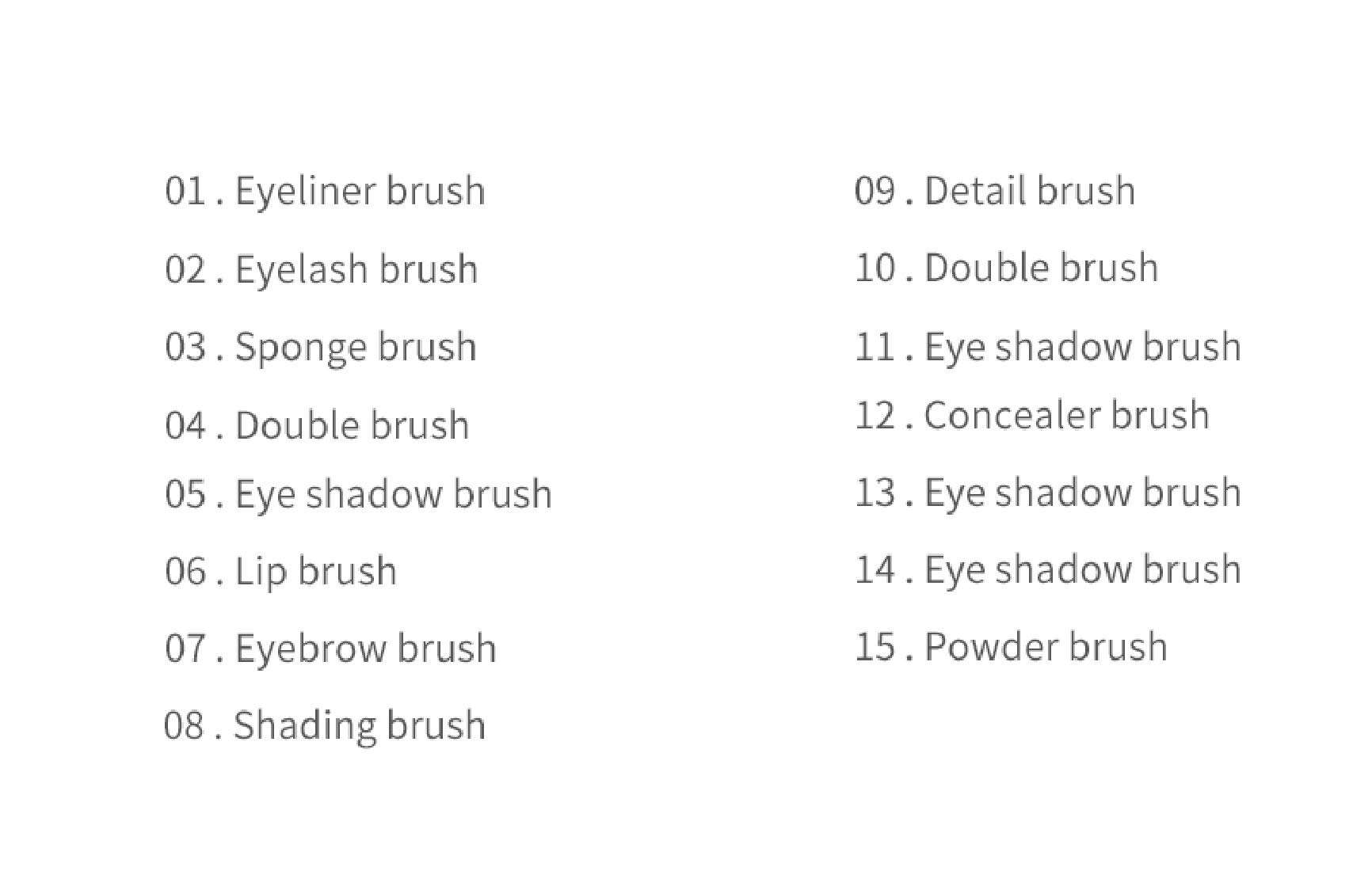 Digital Shoppy Makeup Brushes Set Eye Shadow Foundation Powder Eyeliner Eyelash Lip Make Up Brush Cosmetic Beauty Tool Kit - 15 Pieces Set (BLACK-GOLD) 6