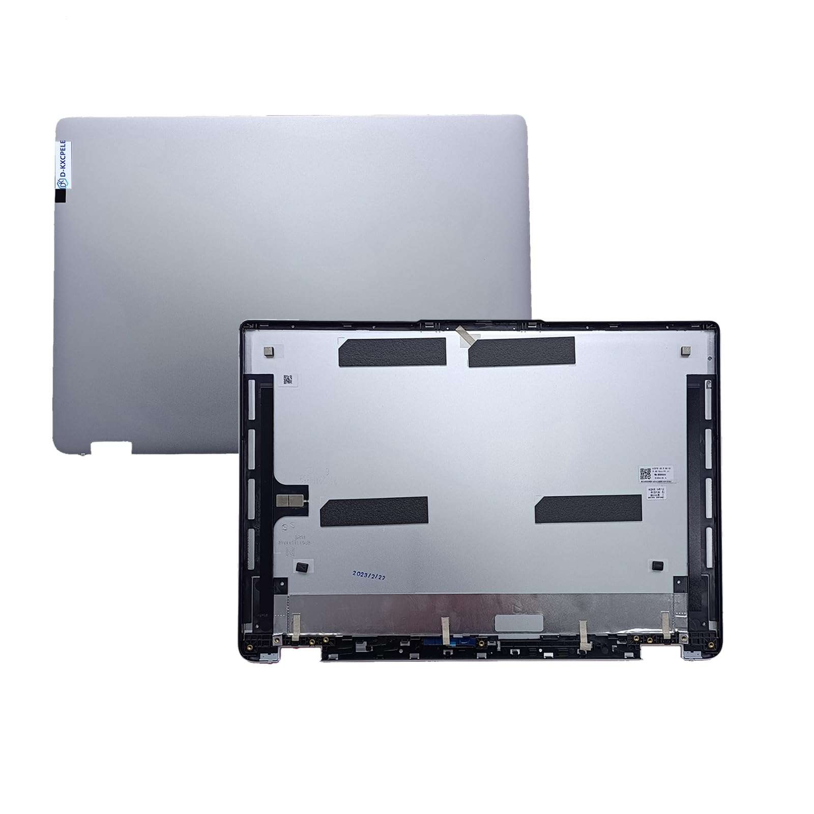 D-KXCPELE Laptop LCD Back Cover Top Case Replacement for Lenovo ldeaPad Flex 5 16ALC7/5 16IAU7 Rear Lid 5CB1H80069 5CB1H80071 (Adhesive Backing) 1