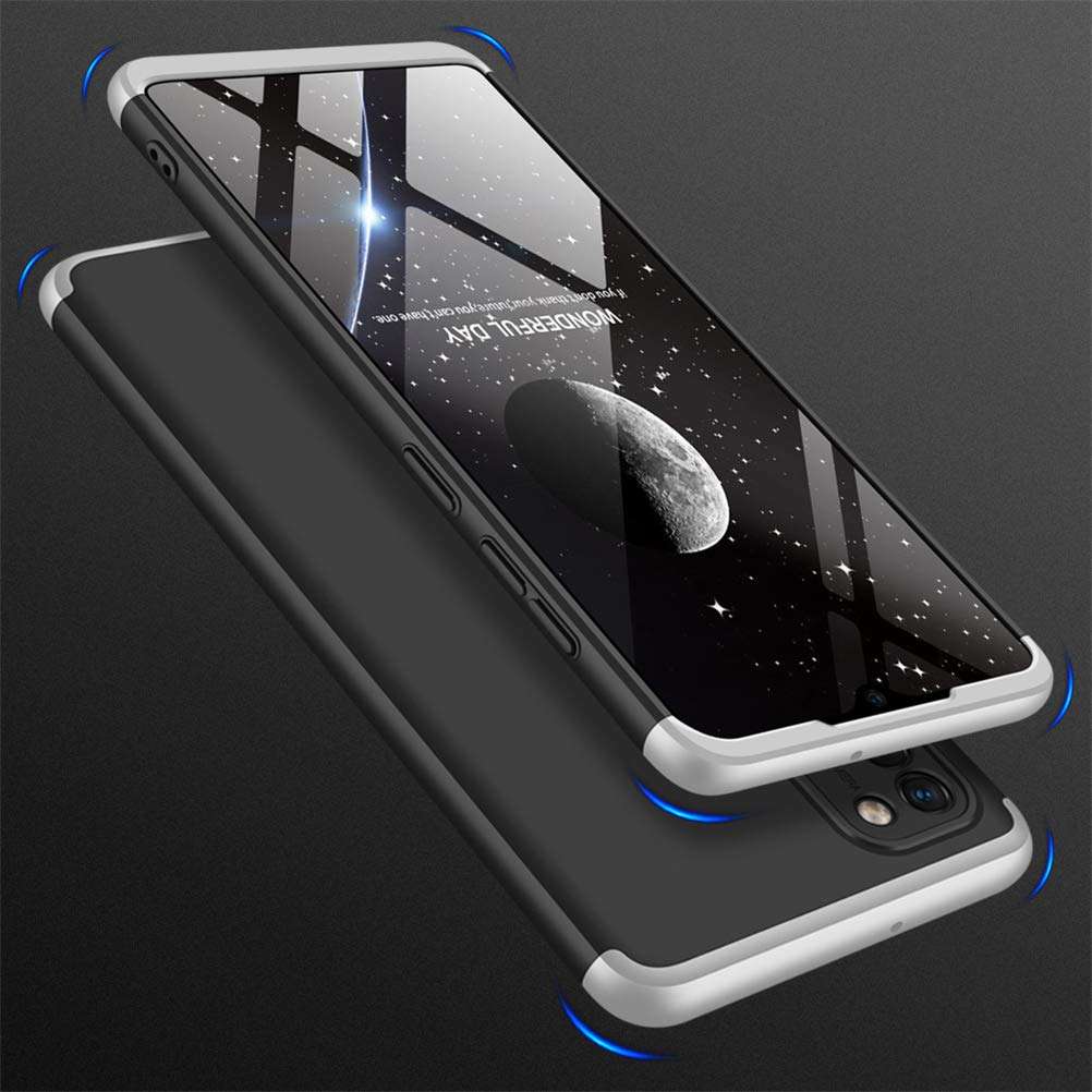 Compatible with Samsung Galaxy A31 Case,3 in 1 Slim Fit Electroplated Shockproof Phone Case Ultra Thin Hard PC Case Coated Non Slip Matte Surface Case Cover for Samsung A31 3