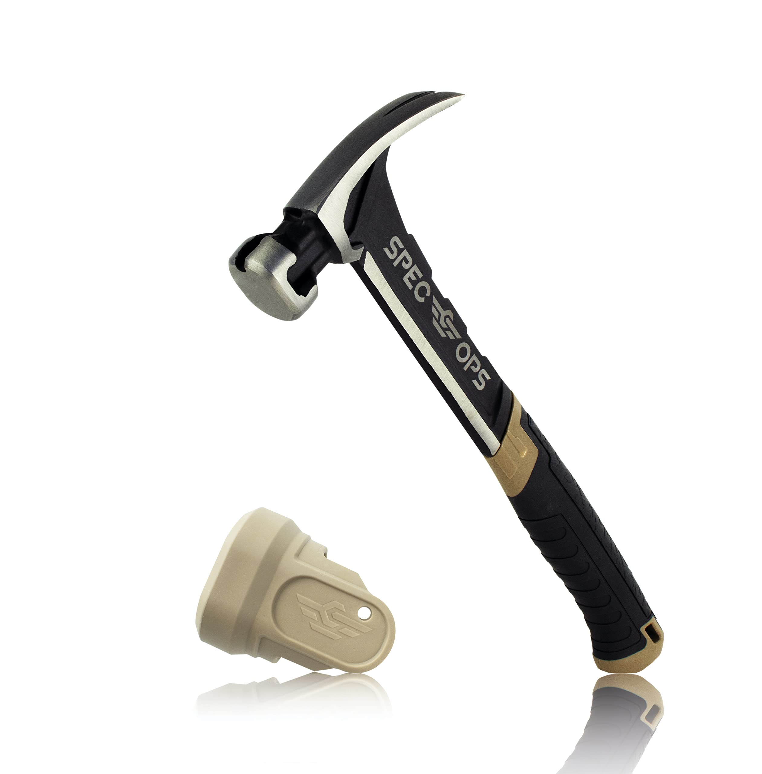 Spec Ops Tools Father's Day Gifts for Dad 20 oz Nailing Hammer, 10" Nail Puller Cats Paw Pry Bar, Donated to Veterans 3