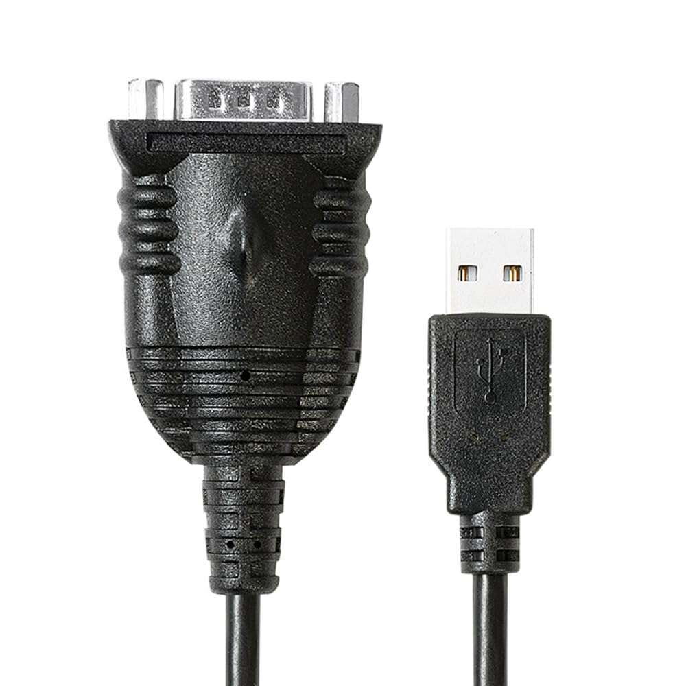 Beitekang Prolific USB Type A to DB9 Male RS232 Serial Converter Adapter Cable Full Pinout Support Windows 7 8 10 11 XP Android Mac 6