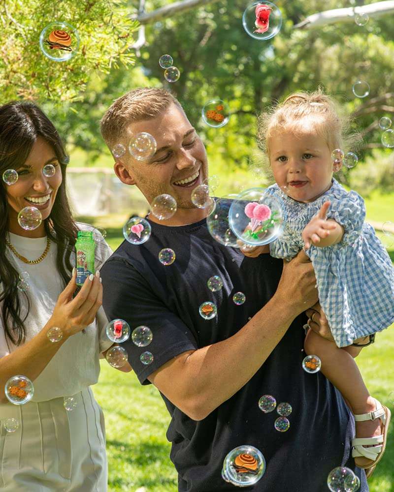 BubbleLick Variety Pack (2.5 Fl Oz, Pack of 4), Lickable Bubbles for Kids and Pets - Premium Natural Flavored Bubble Solution, and Refillable Bubble Solution 4