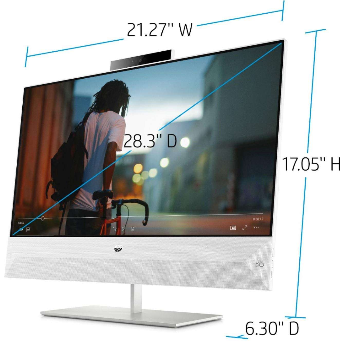 HP Pavilion 24-XA Intel Core i5-8400T 12GB 256GB SSD 23.8-Inch Full HD Touch Screen All-in-One PC (Renewed) 5