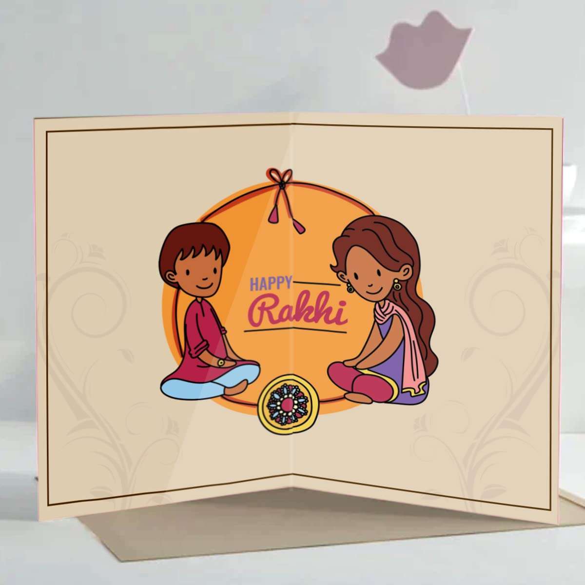 SKYTRENDS Rakshabandhan Gifts for Brother Rakhi Quote Sipper Bottle with Designer Rakhi - Birthday Gift For Brother, Raksha Bandhan Gifts, Best Rakhi Gifts for Brother ST042 5