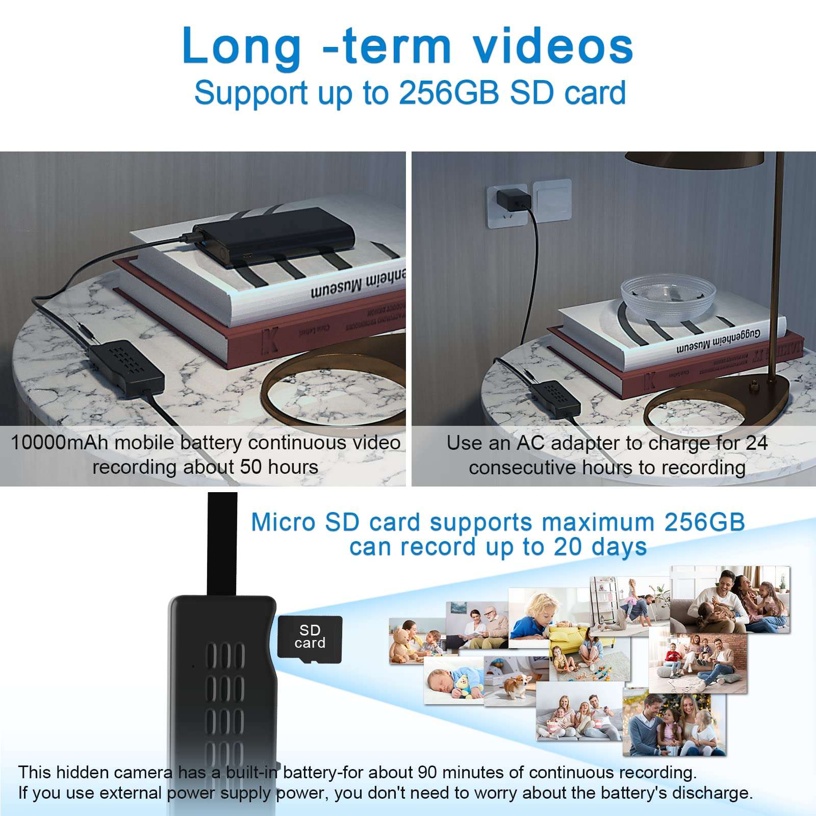 LIBREFLY Mini Hidden Camera WiFi Spy Camera HD 1080P Small DIY Module Nanny Cam for Home/Office Security 4