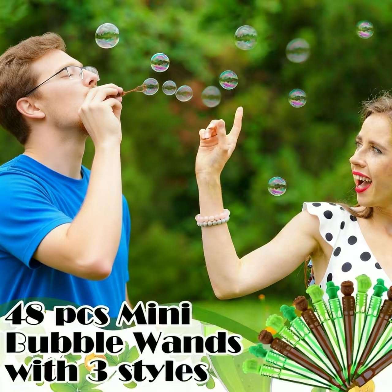 10 Pcs Mini Bubble Wands, Party Favors Bubble Toys for Kids Adults, Goodie Bag Stuffers, Classroom Prizes & Birthday Party Supplies 6