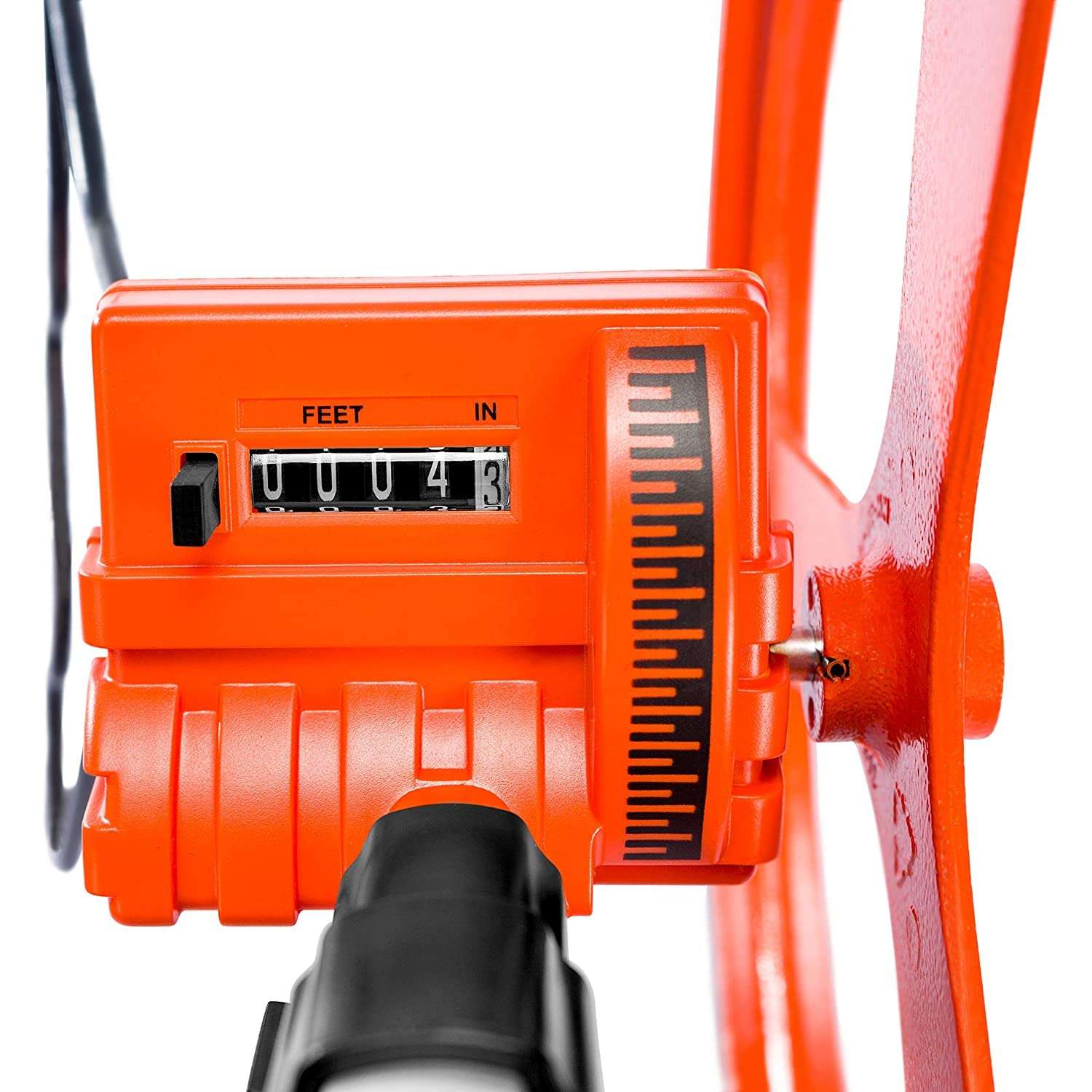 SK Mart Extendable Measuring Wheel | Measures up to 9,999 Meter | Wheel Diameter: 30 cm | Extendable Upto 108 cm | Suitable for Construction, Civil Work, etc. | MWL/1/M 4