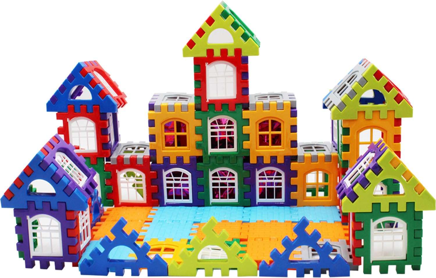 160+ Pcs Happy Home House Building Block Toy for Kids with Attractive Windows 1