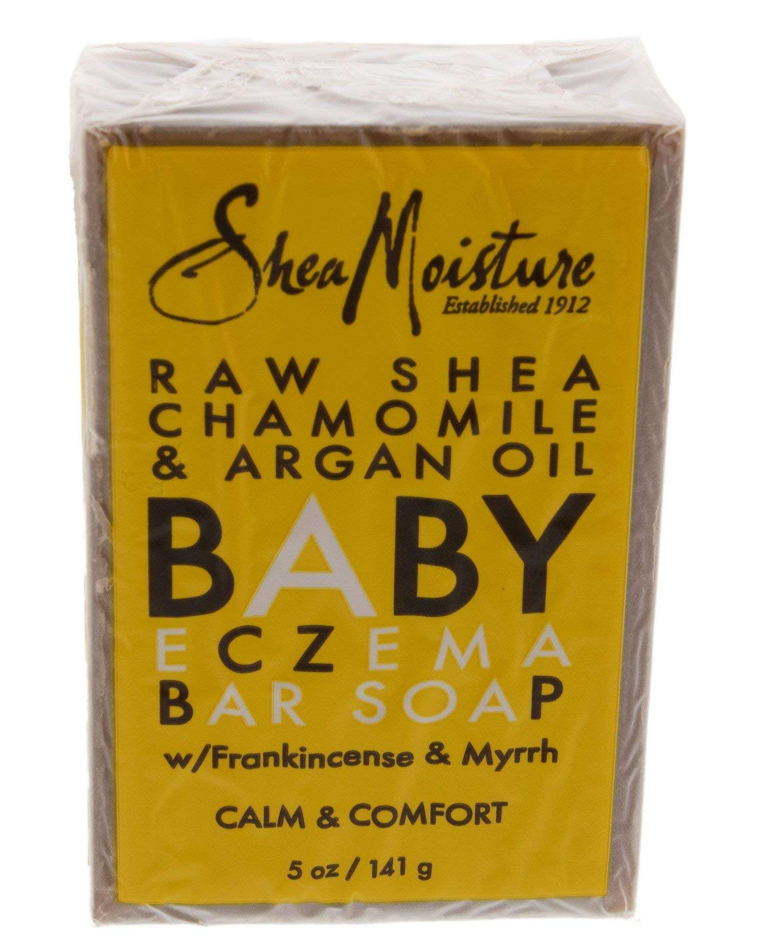 SheaMoisture Raw Shea Chamomile &Argan Oil Baby Eczema Bar Soap | 5oz 1