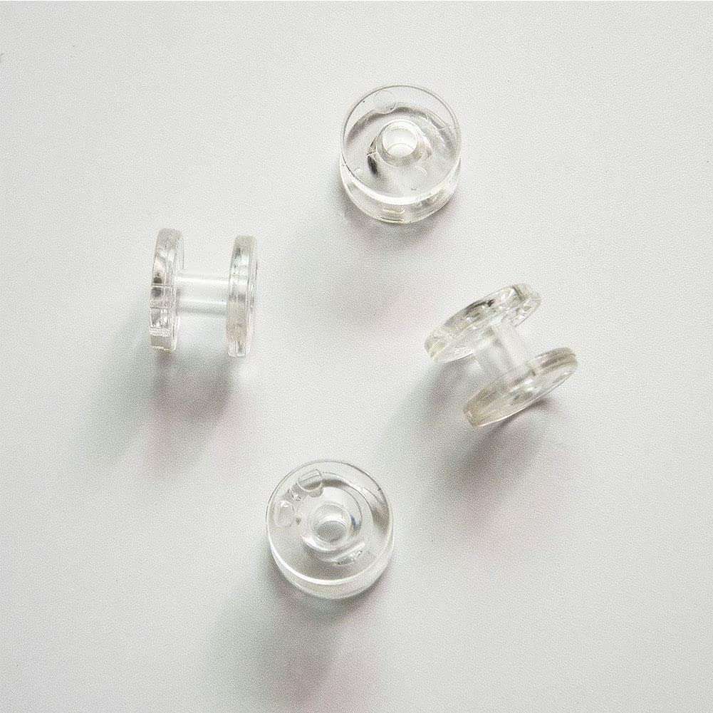 BOOHAO 16 PCS Pleated Shade Blind Tensioner Pleated Shade Hold Downs Spool Tensioner Window Covering Hardware Cord Retainer Spool for Day/Night Shades, 17 x 17 x 14 mm / 0.67 x 0.67 x 0.55 inches 6