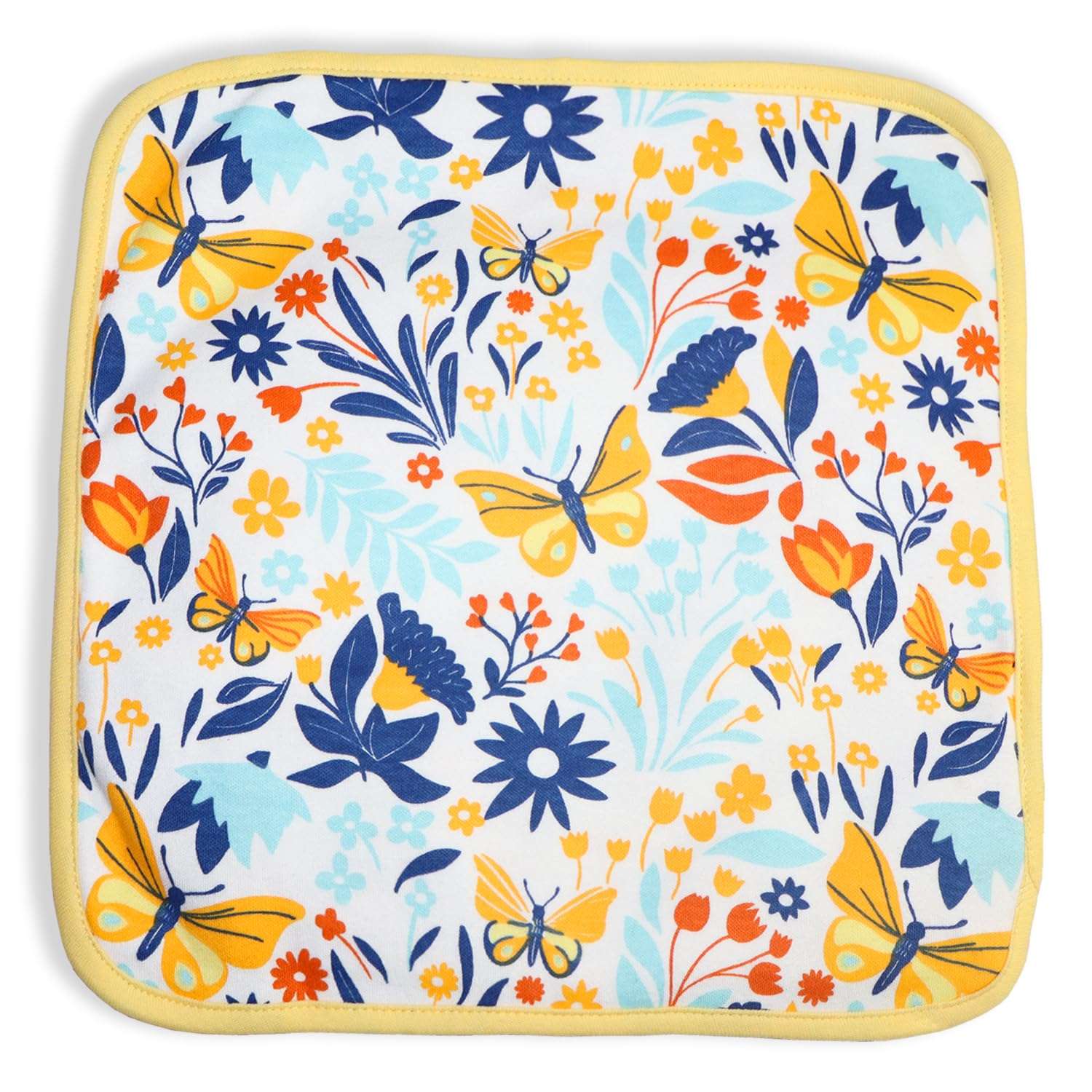 Adhigams New Born Baby Sky Dancer Cotton Napkin | Cotton Baby Napkin for Baby boy and Girl (Pack of 2) 3