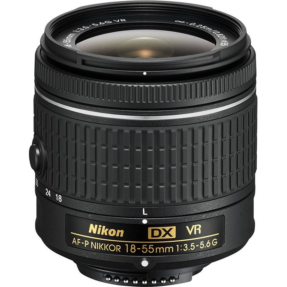 Nikon AF-P DX NIKKOR 18-55mm f/3.5-5.6G VR Lens for Nikon DSLR Cameras