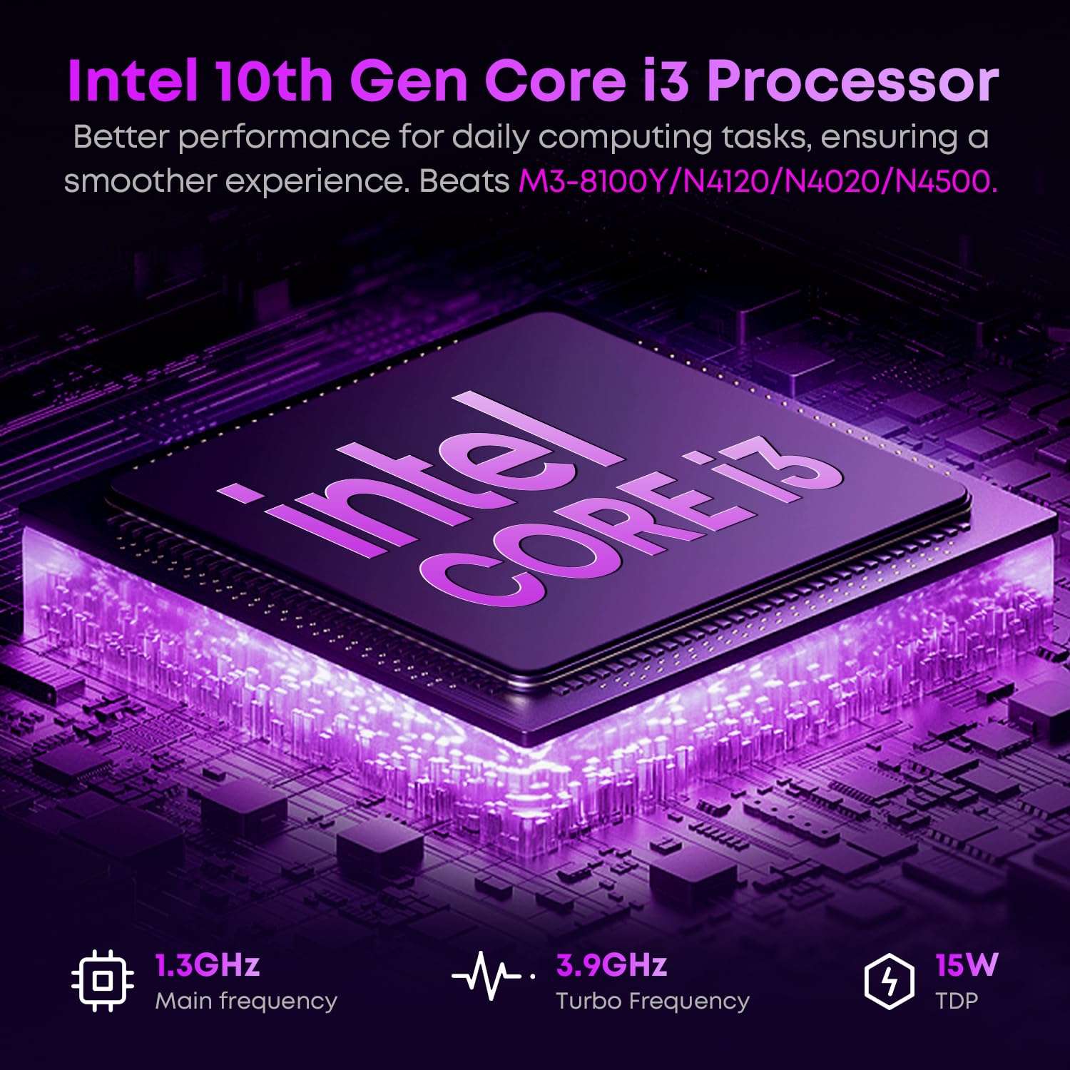 CHUWI 2 in 1 Laptop Tablet, 8GB RAM 256GB SSD, Intel Core i3 (3.9GHz), Hi10 X2 Windows 11 Tablet with Magnetic Keyboard, 10.1'' HD Touchscreen Display, 5MP Camera, WiFi 6, BT 5.3 3