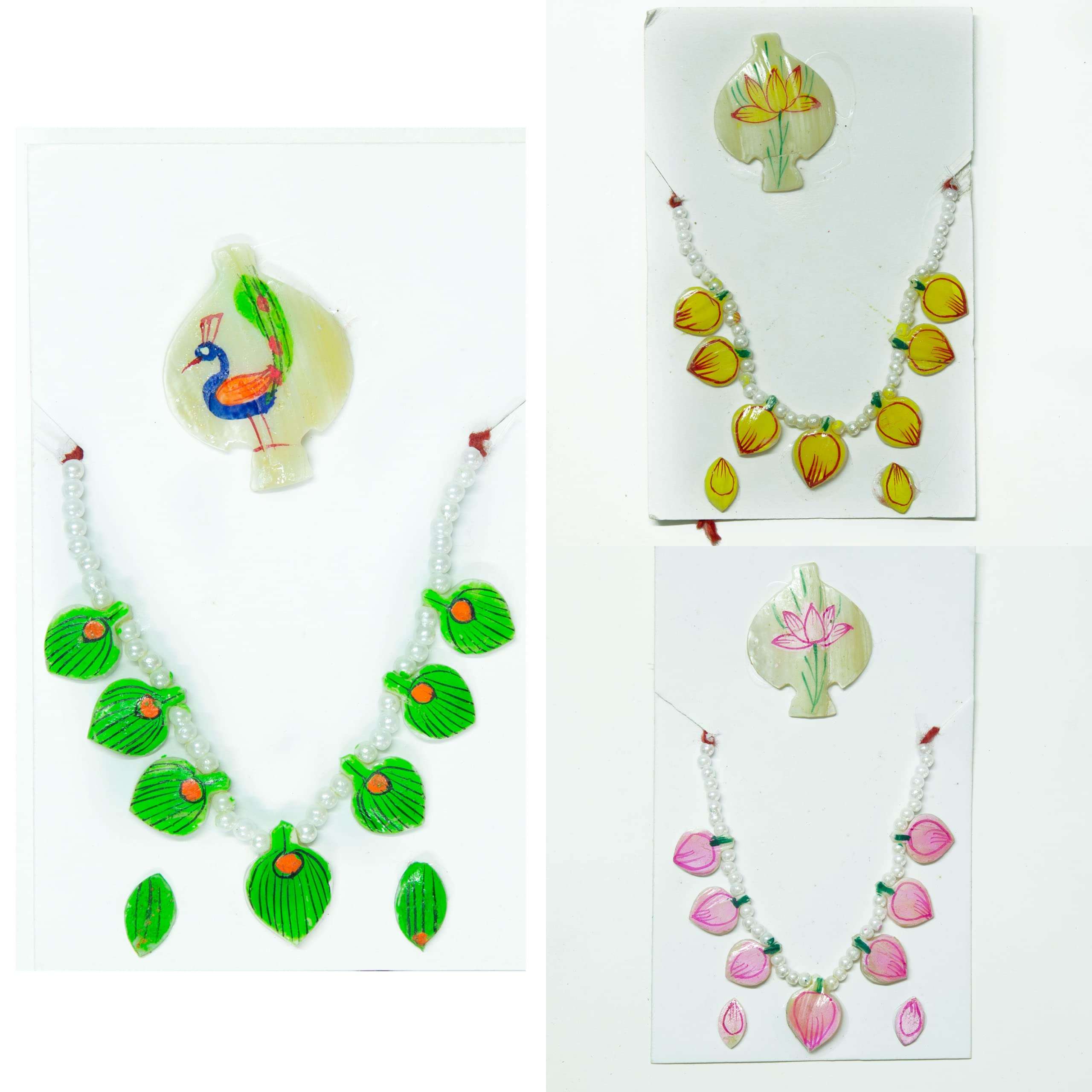 SHREEJI SHRINGAR Mala Set Including Kundal, Mukut and Shishful for All Swaroops of Krishna Laddu Gopal - Shreeji Shringar 1