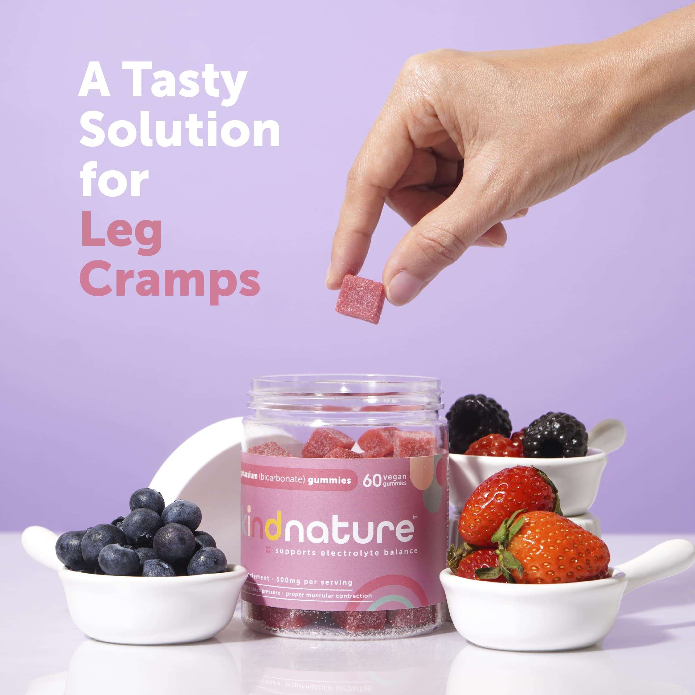 Kind Nature Potassium & GOJOY Naturals Focus Bundle - Nutritional Support for Kids & Adults - Vegan & Gluten-Free 4