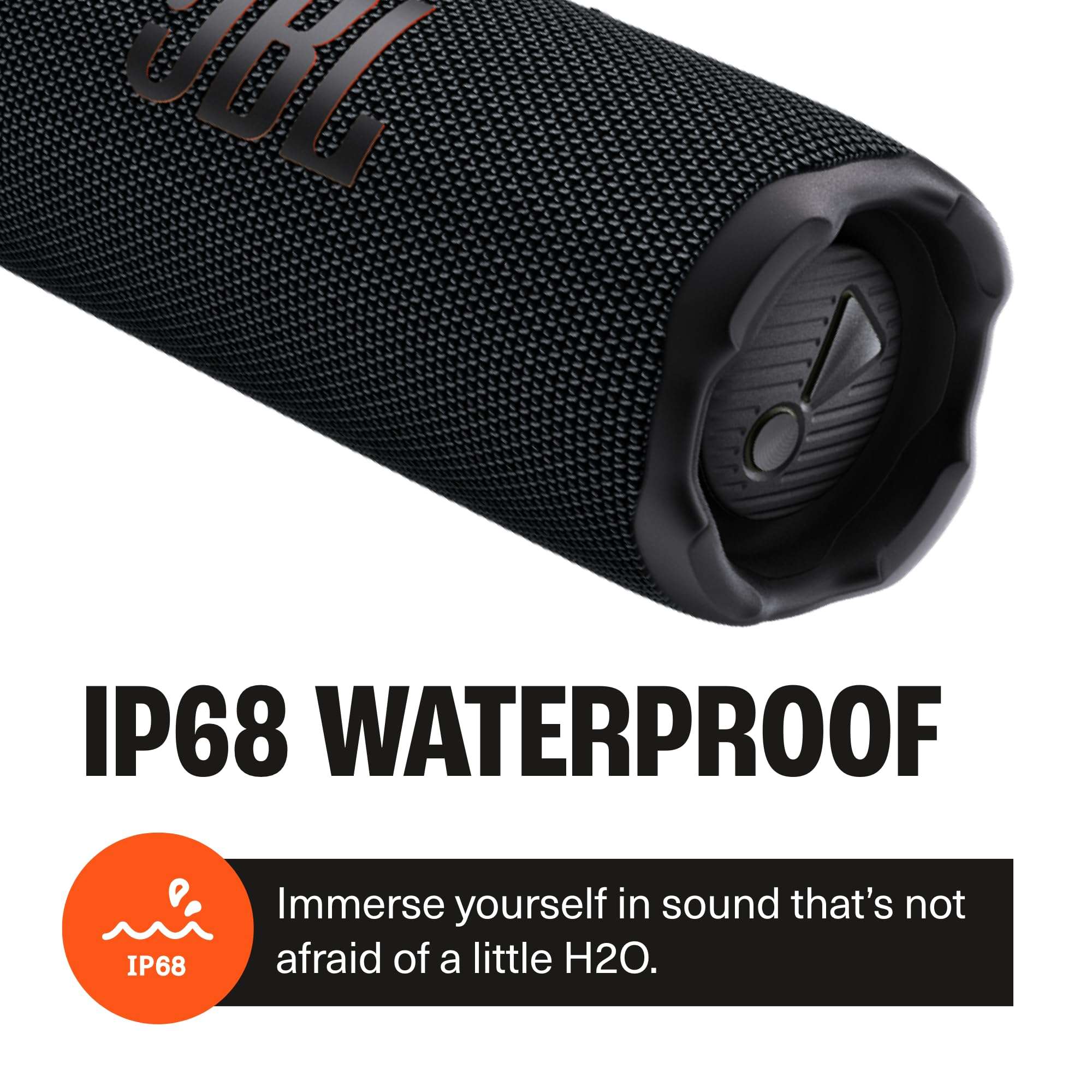 JBL Flip 7 (Black) + Bundle with divvi! Protective Hardshell Case (Black) 6