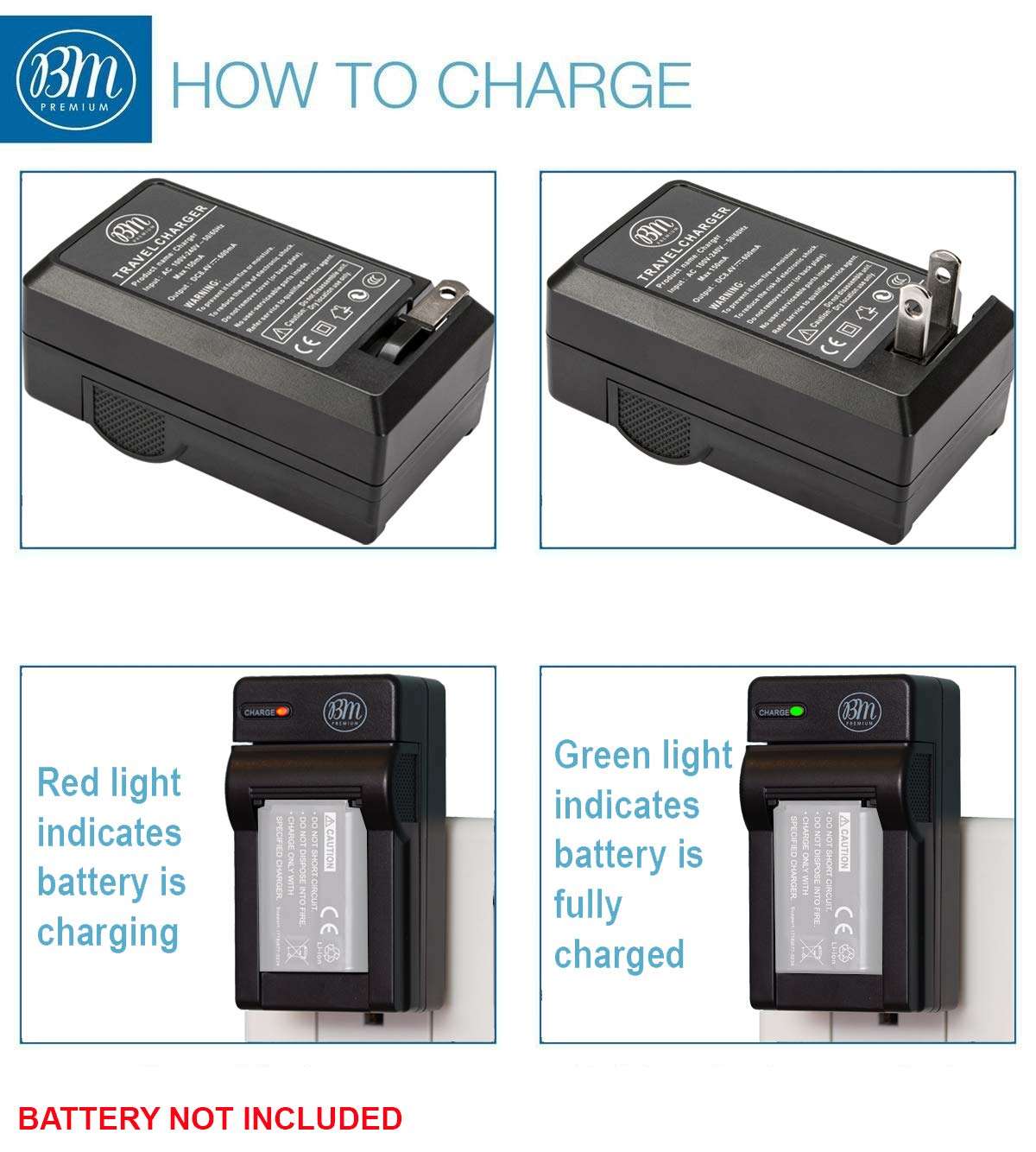 BM Premium BC-CSN Replacement Battery Charger for Sony NP-BN1 Battery 3