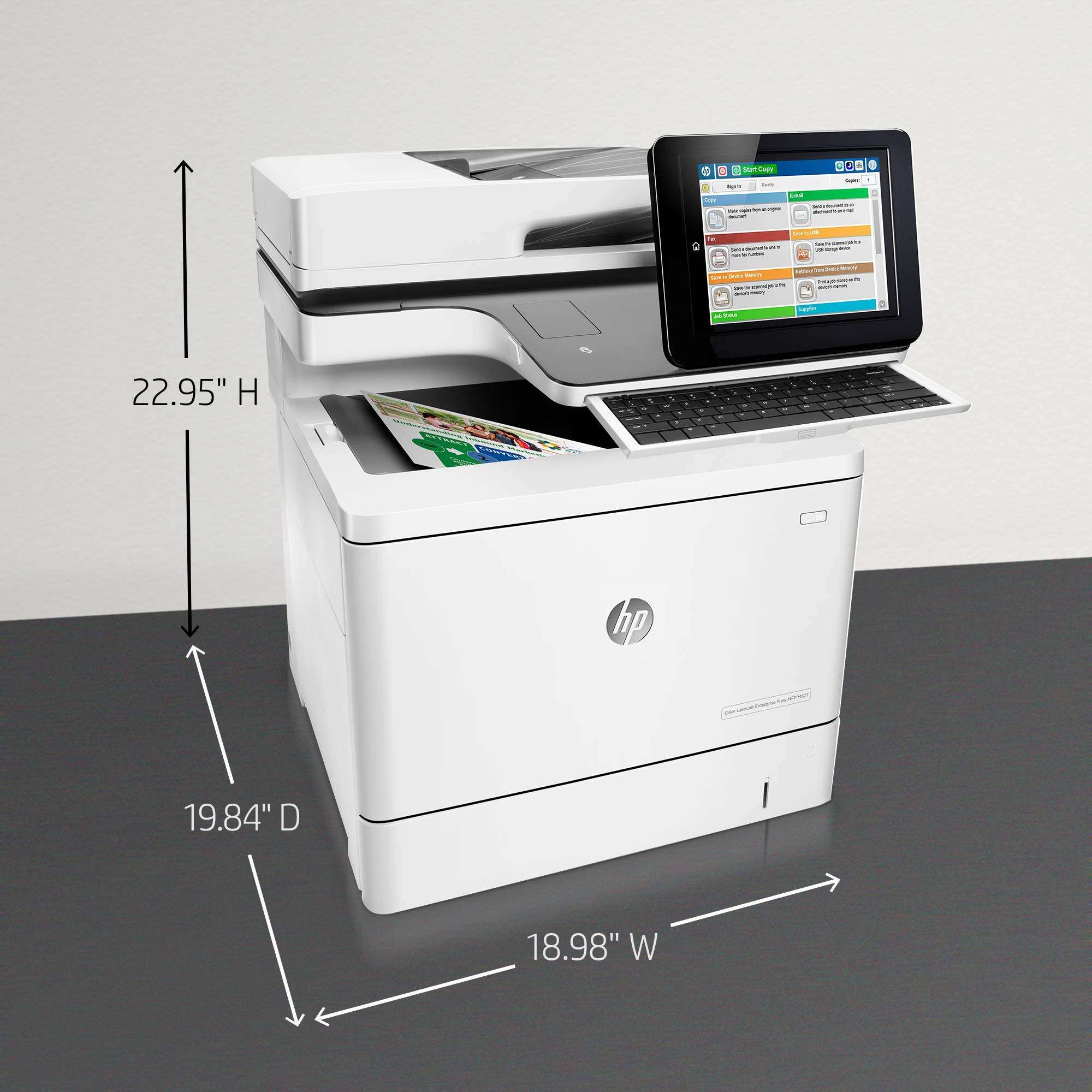 HP Color LaserJet Ent Flow MFP M577z Prntr:US/CA/LA (Renewed) 3