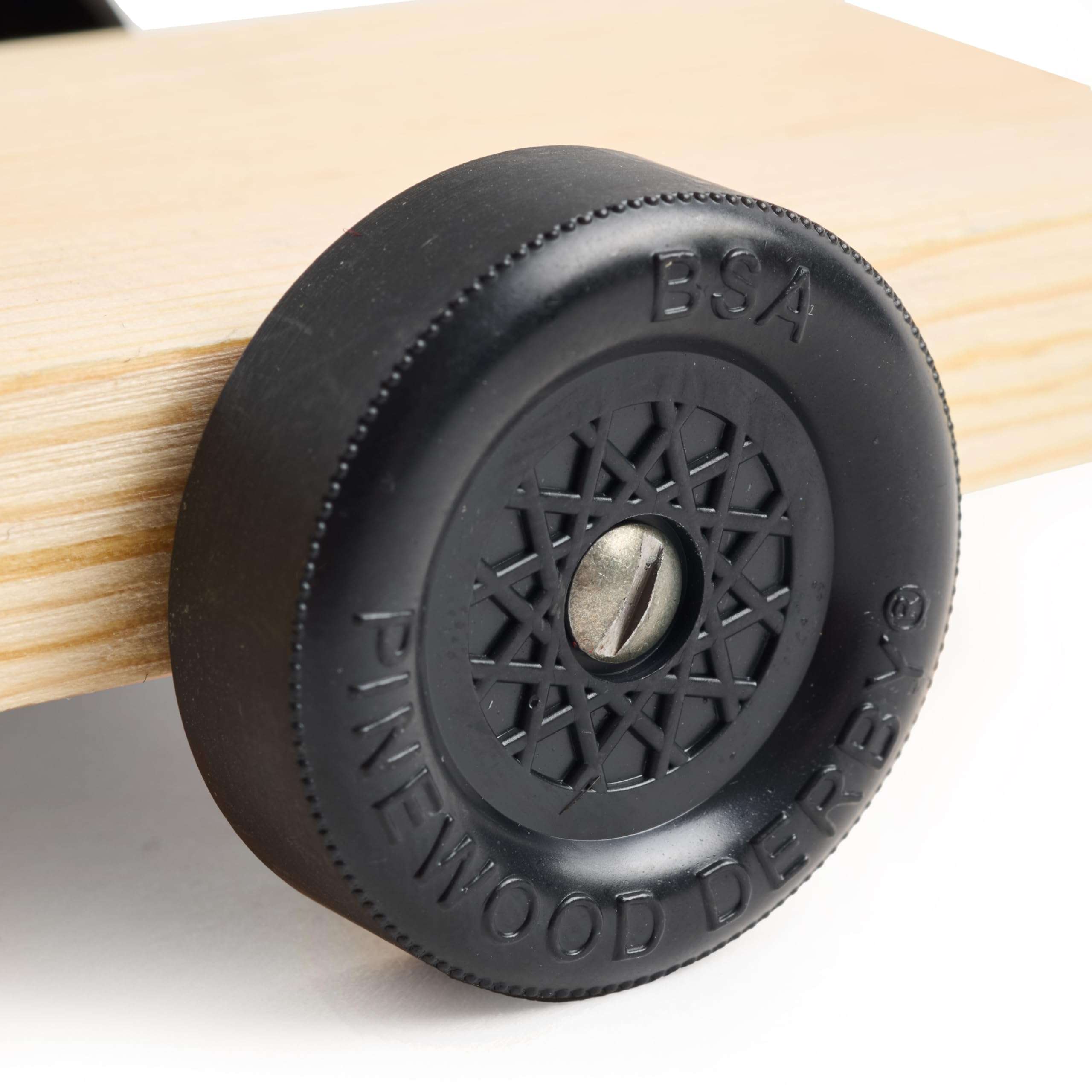 Pinewood Pro Official Pine Derby Bent Axle | 1.5 Degree Bend with Convenient, Easy Turn Screw Driver Slot for Derby Cars | Polished, de-burred and pre-Bent Steering axle 4