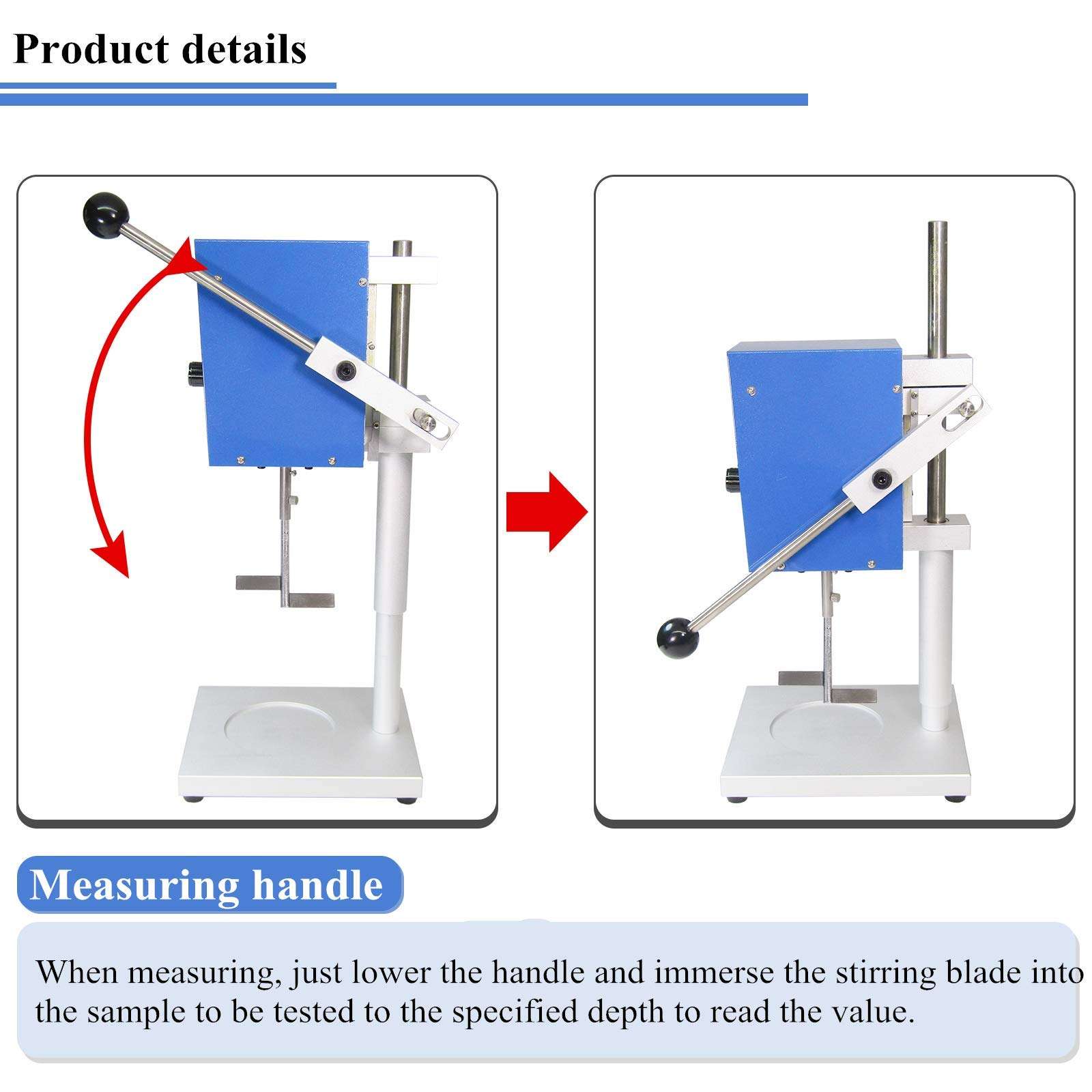YUCHENGTECH Rotational Viscosity Meter Paint Viscometer Viscosity Meter Tester STM-IV Digital Display For Coating Paint Ink Latex Paint 6