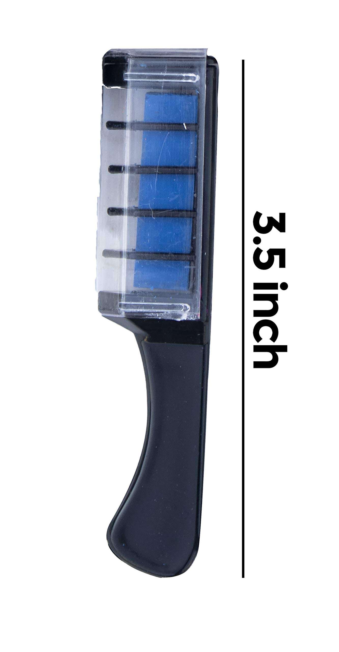 AASA Disposable dye Hair comb Temporary Hair Color for Regular Use Multicolor Set of 2Pcs 3