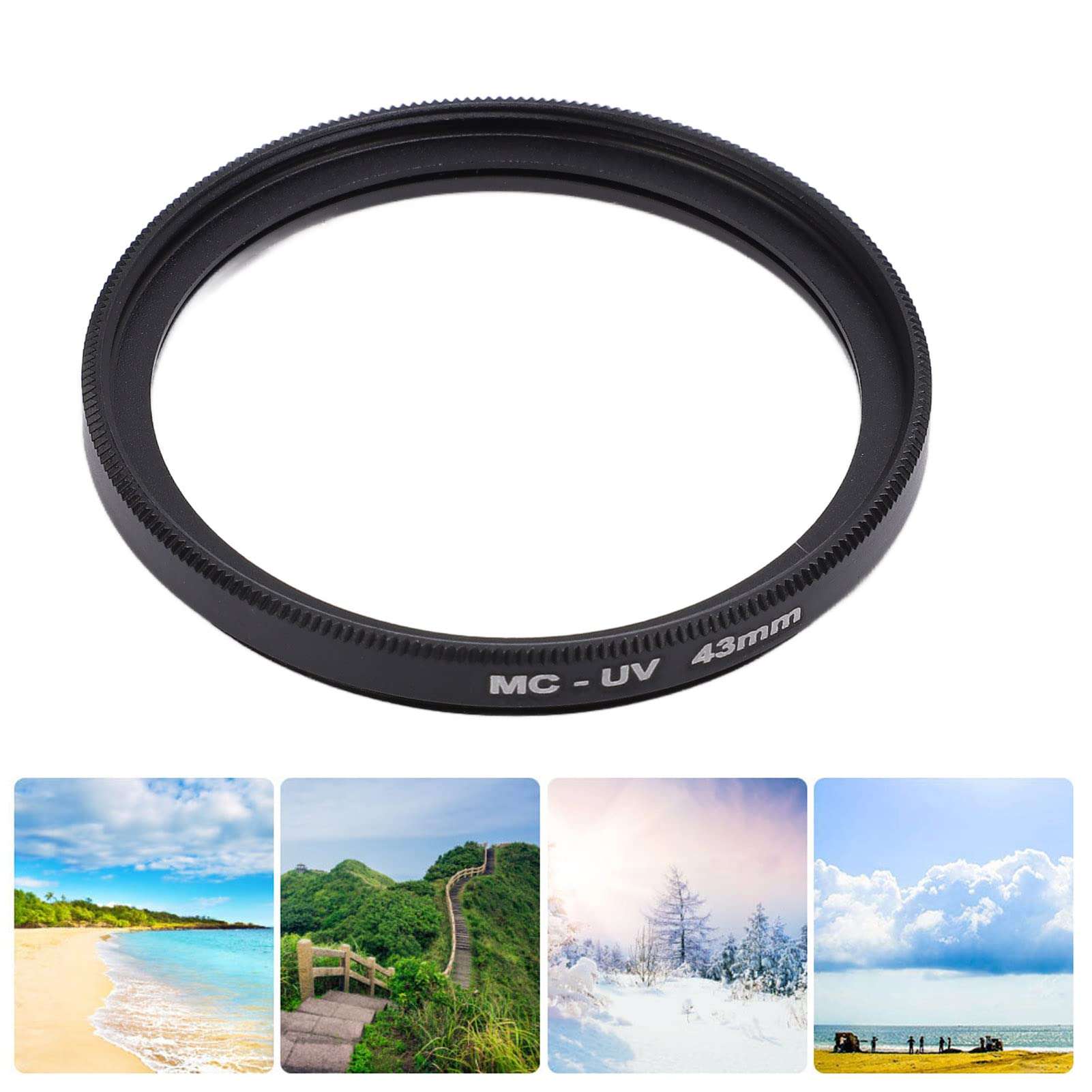 MC UV Lens Filter, Anti Fouling High Definition Aluminum Frame UV Protection Lens Filter for DSLR Camera(43mm) 4