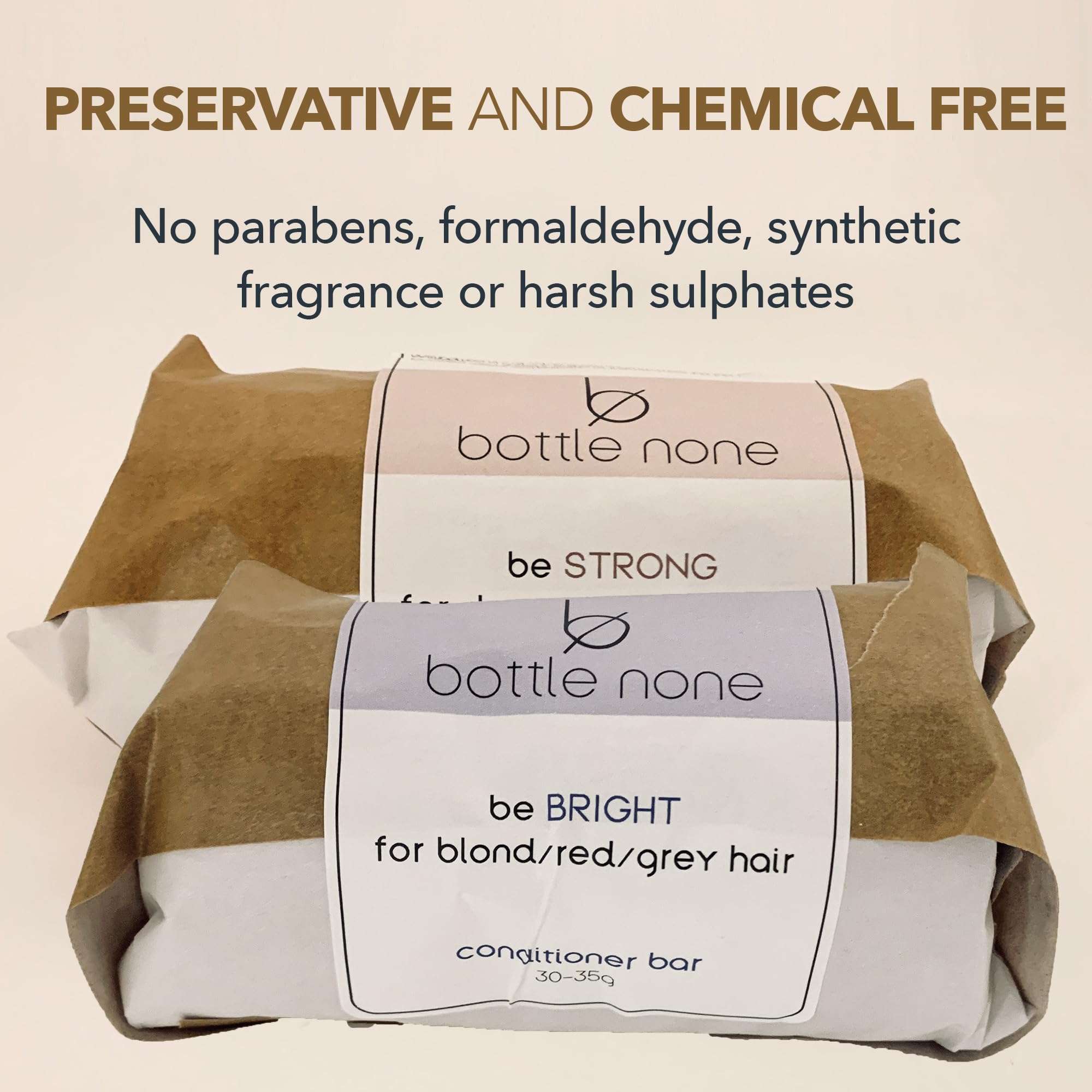 BOTTLE NONE | be BOLD Conditioner Bar for Curly Hair & Thick, Coarse Hair | Embrace Your Curls with Lustre and Bounce Enhancing Ingredients | PH Balanced/Salon Grade/Natural | 50+ Washes 6