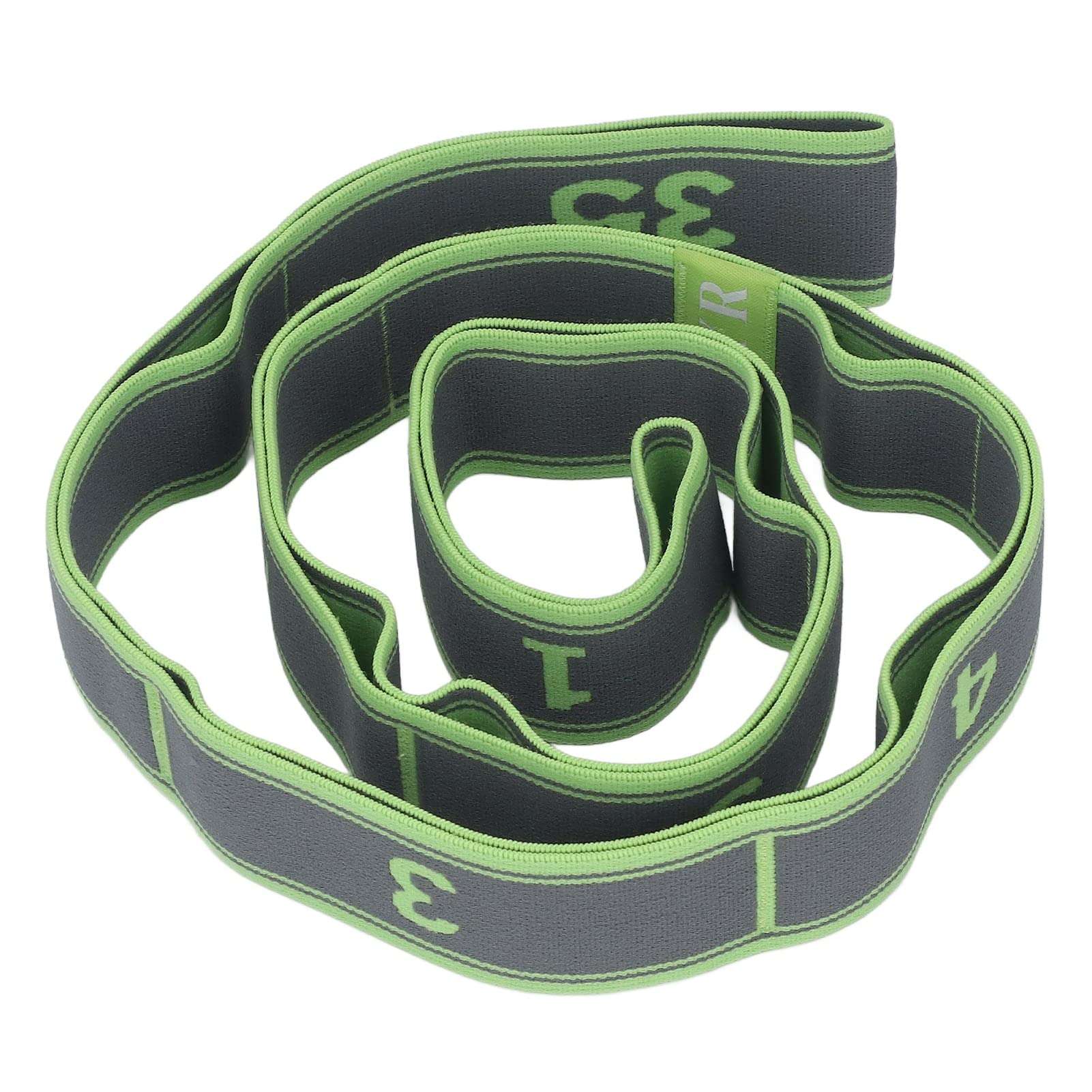 Topyond Numbered Stretch Band Strap - Elastic Stretching Strap for Exercise, Fitness, and Workout - Improve Flexibility and Mobility 1