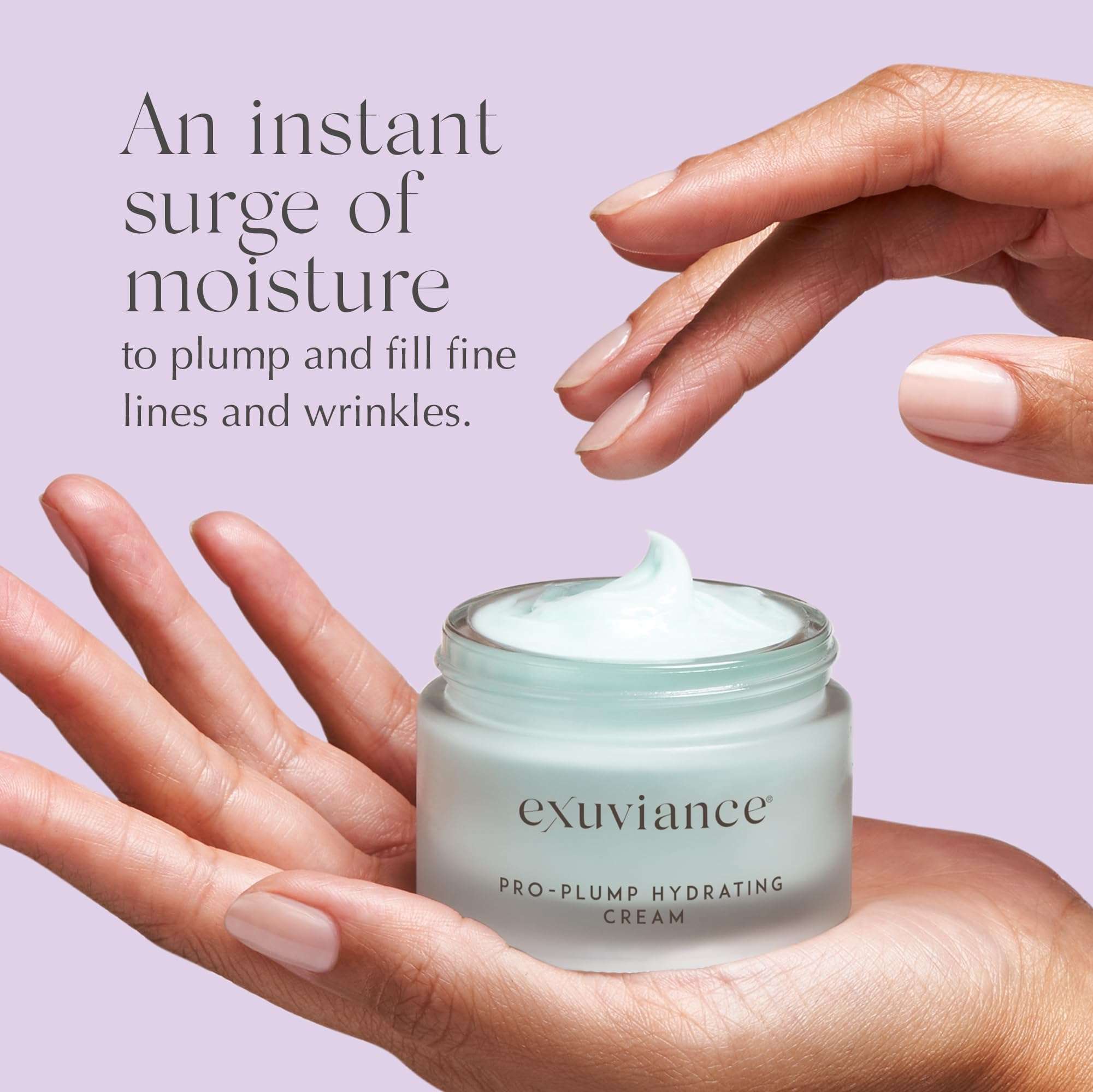 EXUVIANCE Pro-Plump Hydrating Cream, Firming and Hydrating Anti Aging Moisturizer, for Fine Lines and Wrinkles, with Hyaluronic Acid and Peptide Complex, 1.6 oz 4