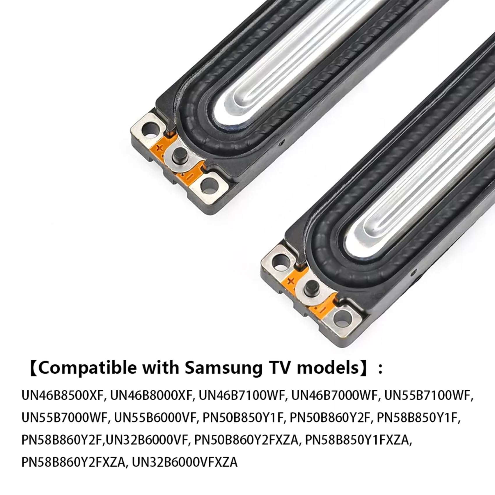 1 Pair TV Replacement Speakers BN96-09470A Compatible with Samsung TV 32" 46" 55" B6000V B7000W B8000X 3