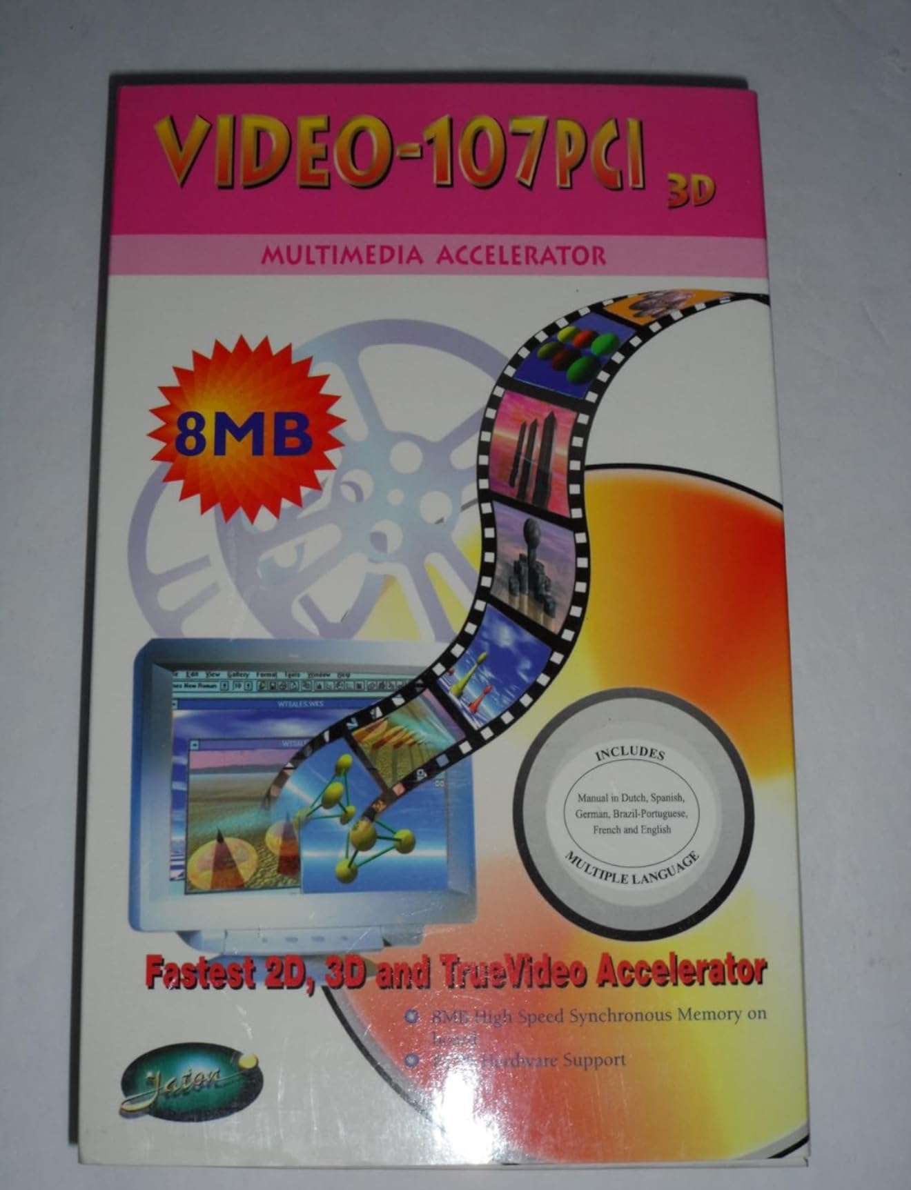 INTERWEB Replacement for Jaton Trident 9880 PCI 8MB SGRAM Video Controller Card 82107PCI VIDEO-107PCI-3D 5