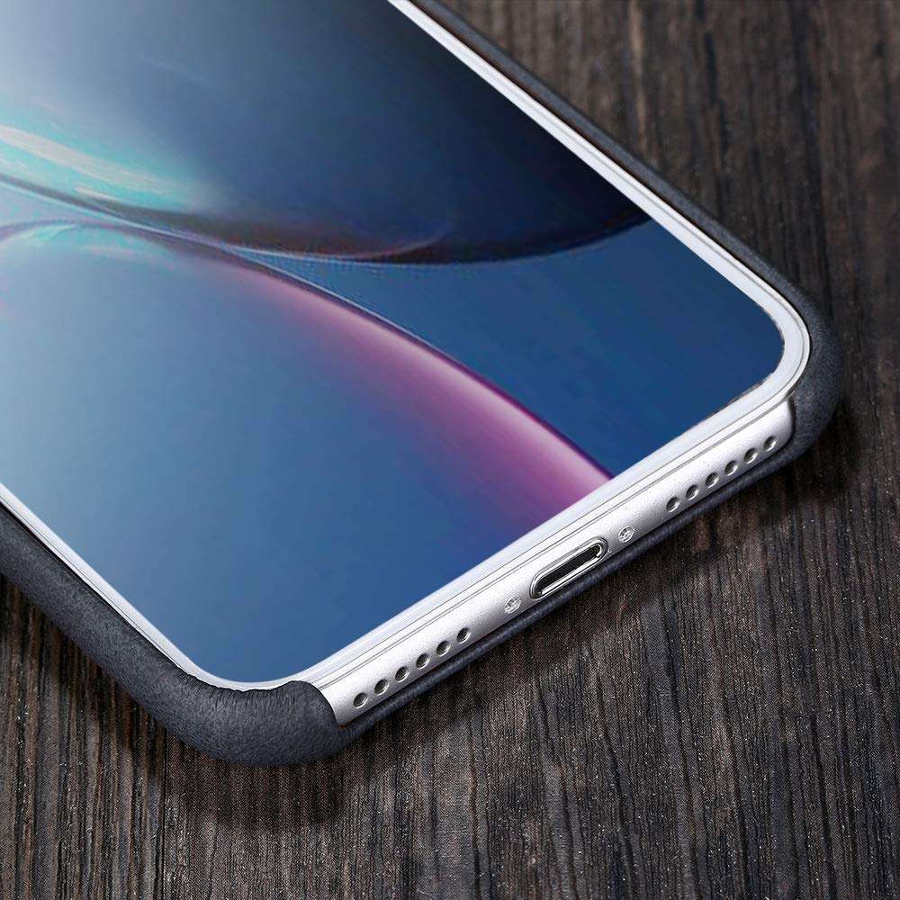 X-level iPhone XR Case, [Vintage Series] Premium PU Leather Slim Fit Ultra Light Soft Touch Protective Anti-Slip Mobile Cell Phone Case Back Cover for Apple iPhone XR(2018) 4