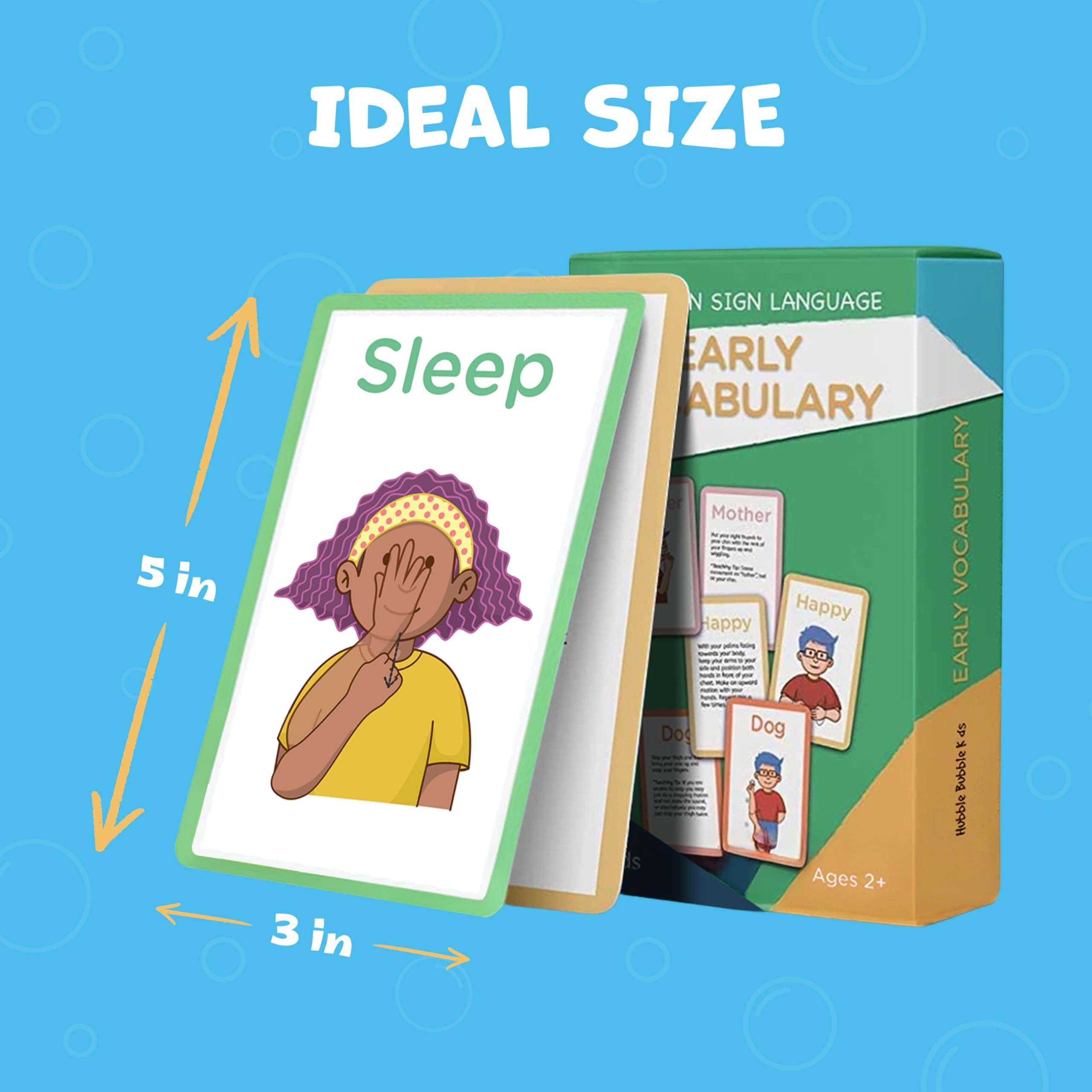 Alpine Choice American Sign Language for Beginners - ASL Flash Cards for Babies, Toddlers, and Adults - Communication Cards for Non Verbal Children with Speech Delay or Autism - Visual aid Cue Cards 3