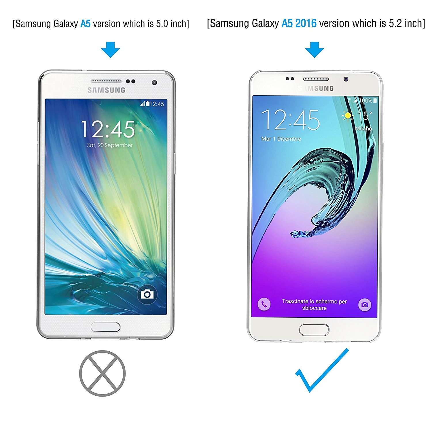 MaiJin Case for Samsung Galaxy A5 (2016) SM-A510F (5.2 inch) Soft TPU Rubber Gel Bumper Transparent Back Cover 2