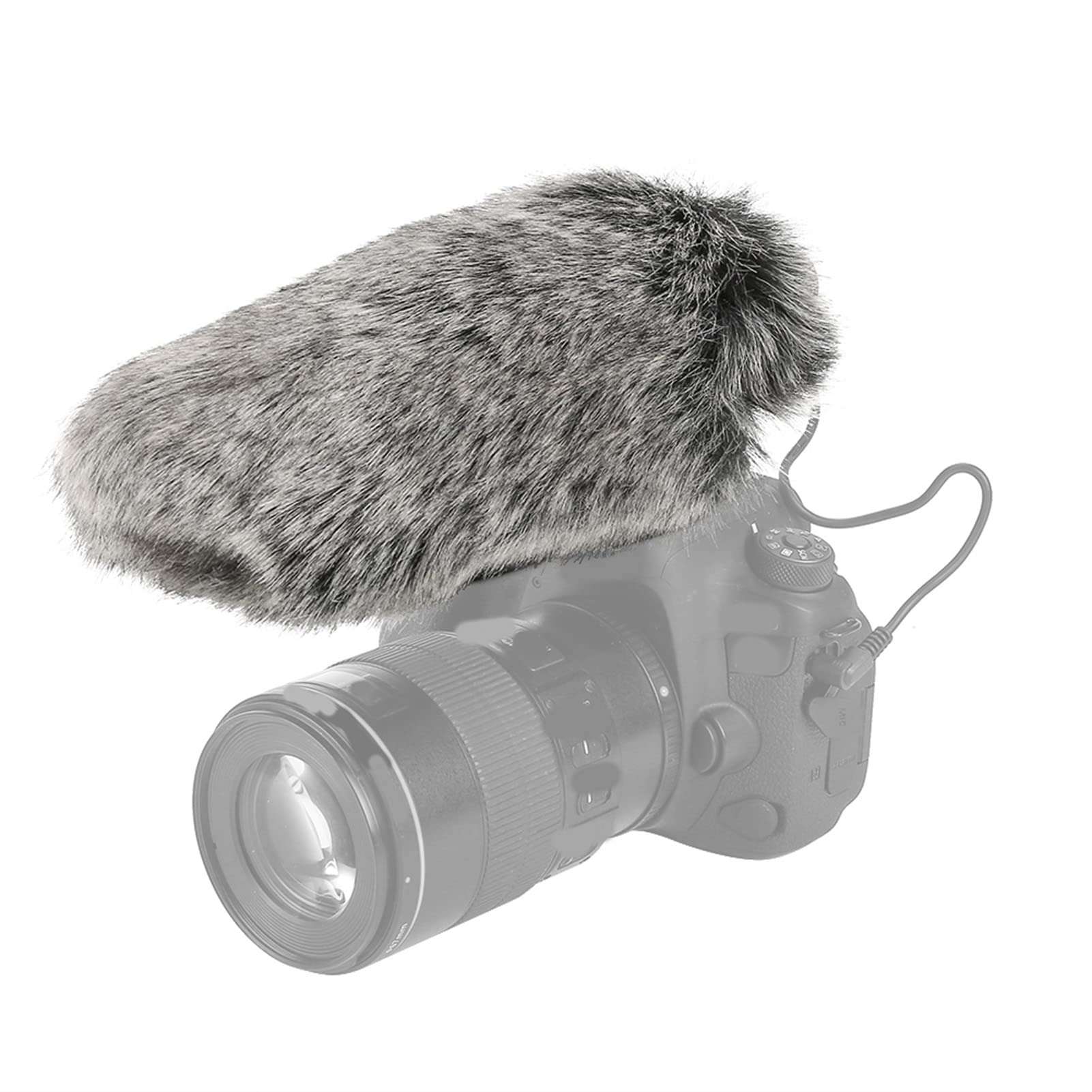 Microphone Furry Professional Windproof Windshield Wind Muff for Rode Videomic Video Microphone Outdoor Furry Mic Wind Cover 5